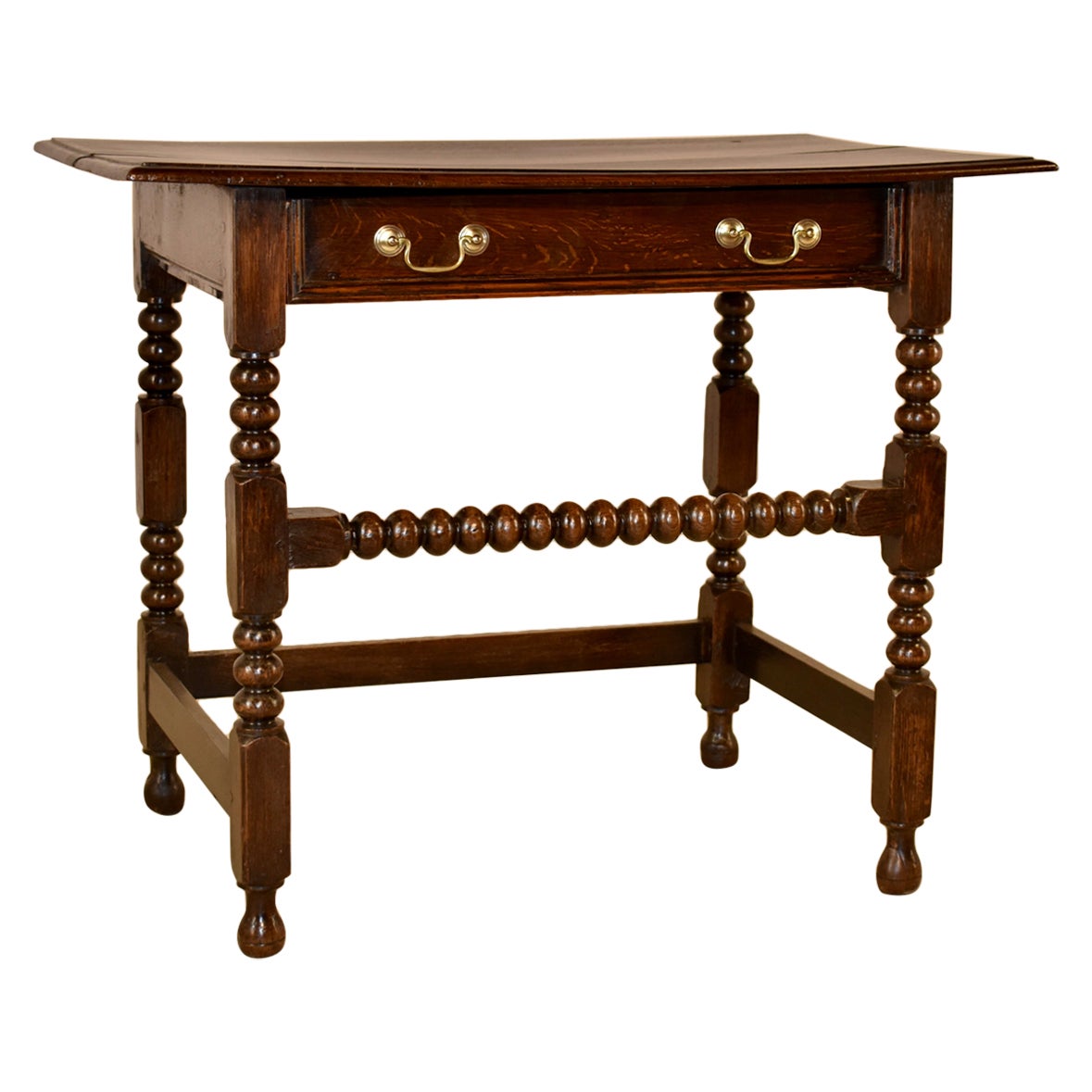 Mesa auxiliar inglesa de roble del siglo XVIII