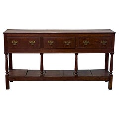 18th Century English Oak Sideboard