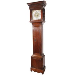 English Oak Tallcase Clock