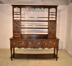 18th Century English Oak Welsh Dresser