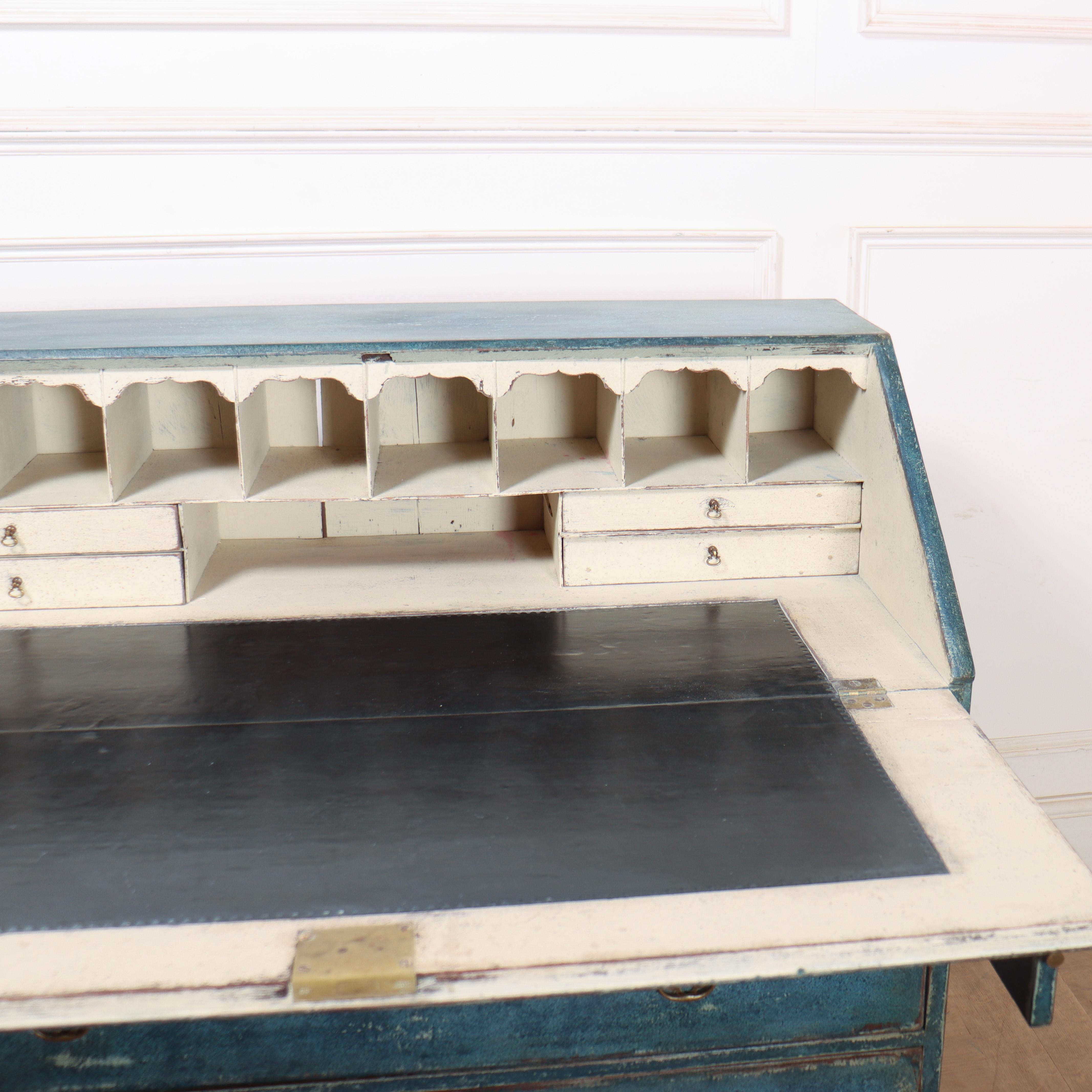 18th Century English Painted Bureau For Sale 5