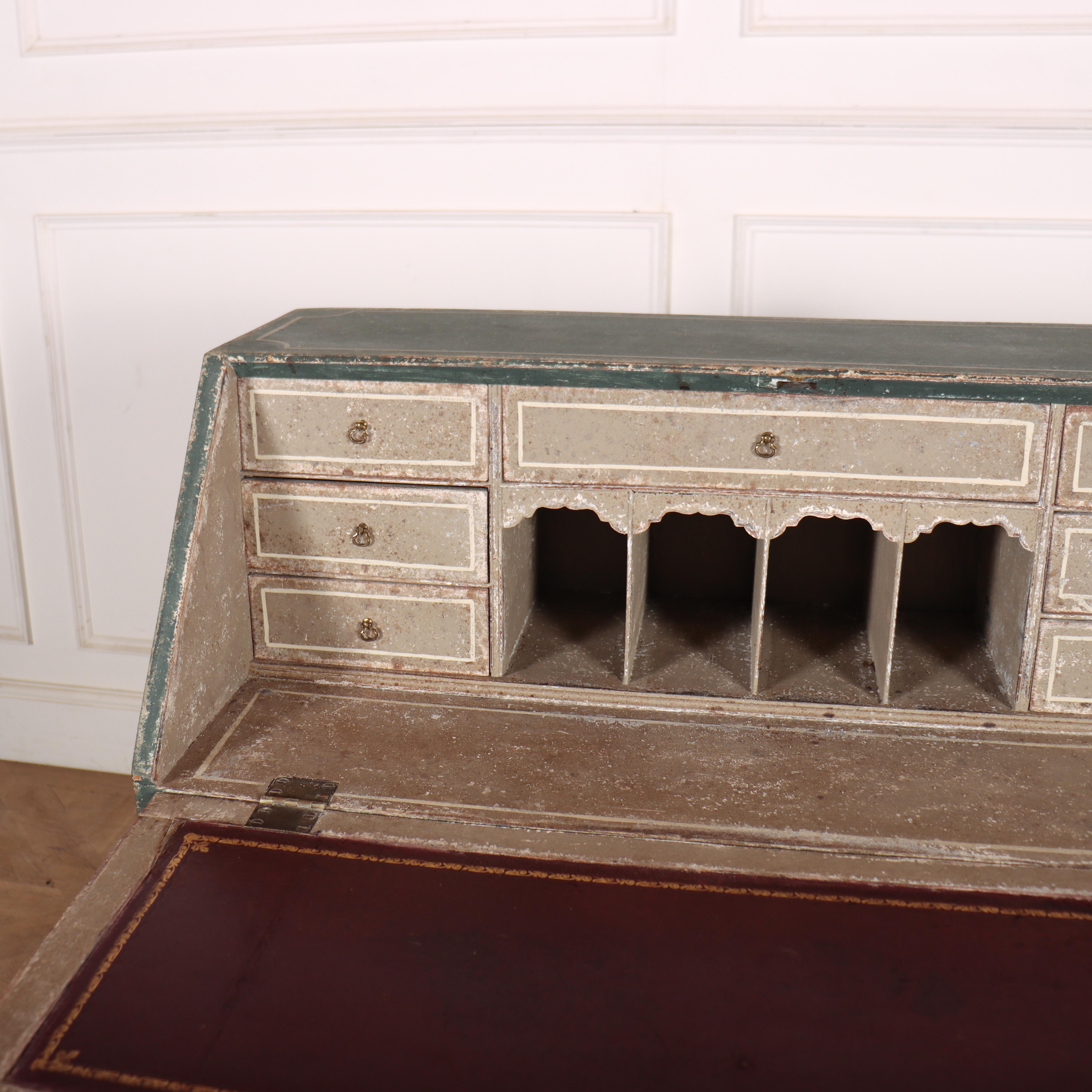 18th Century English Painted Bureau For Sale 6
