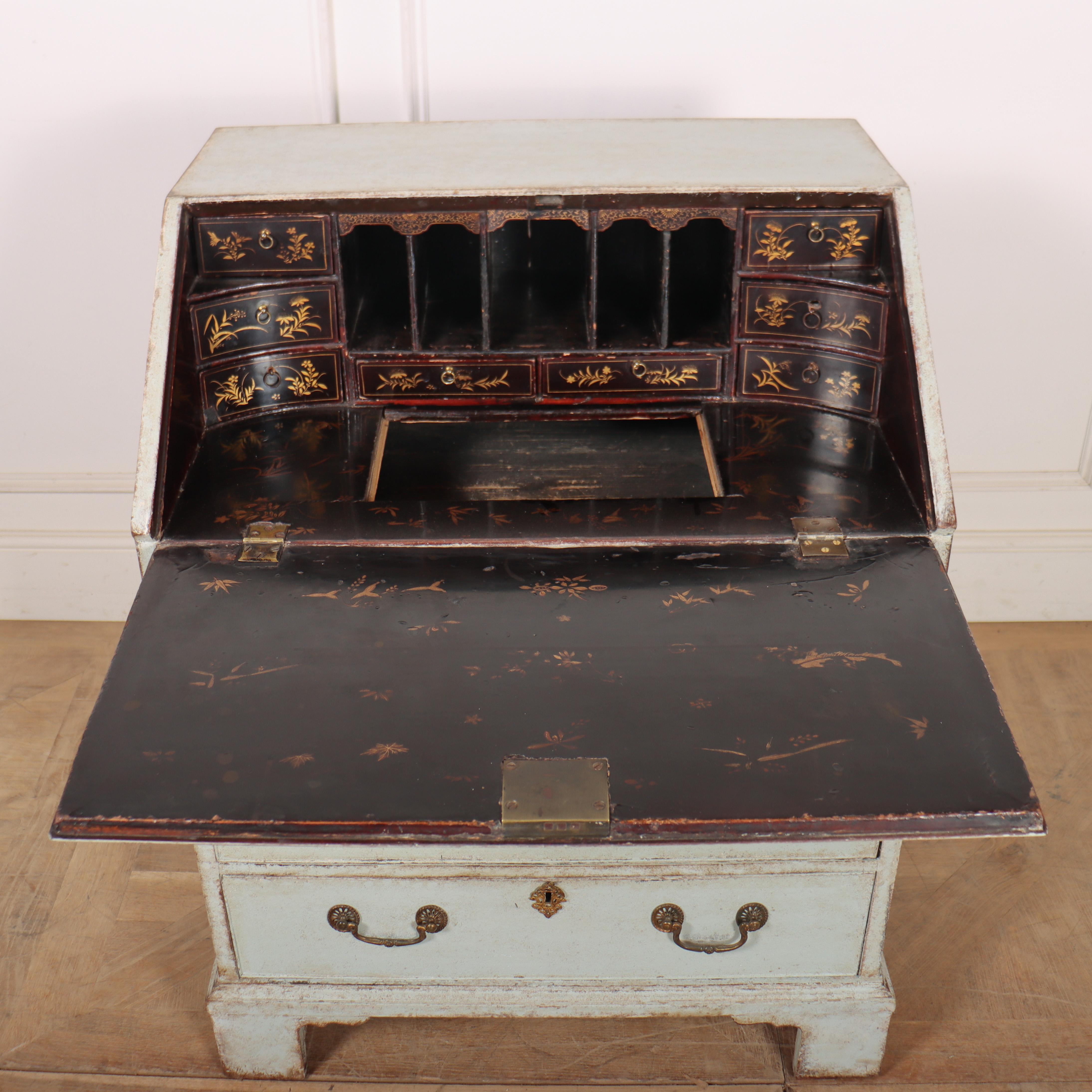 18th Century English Painted Bureau For Sale 5