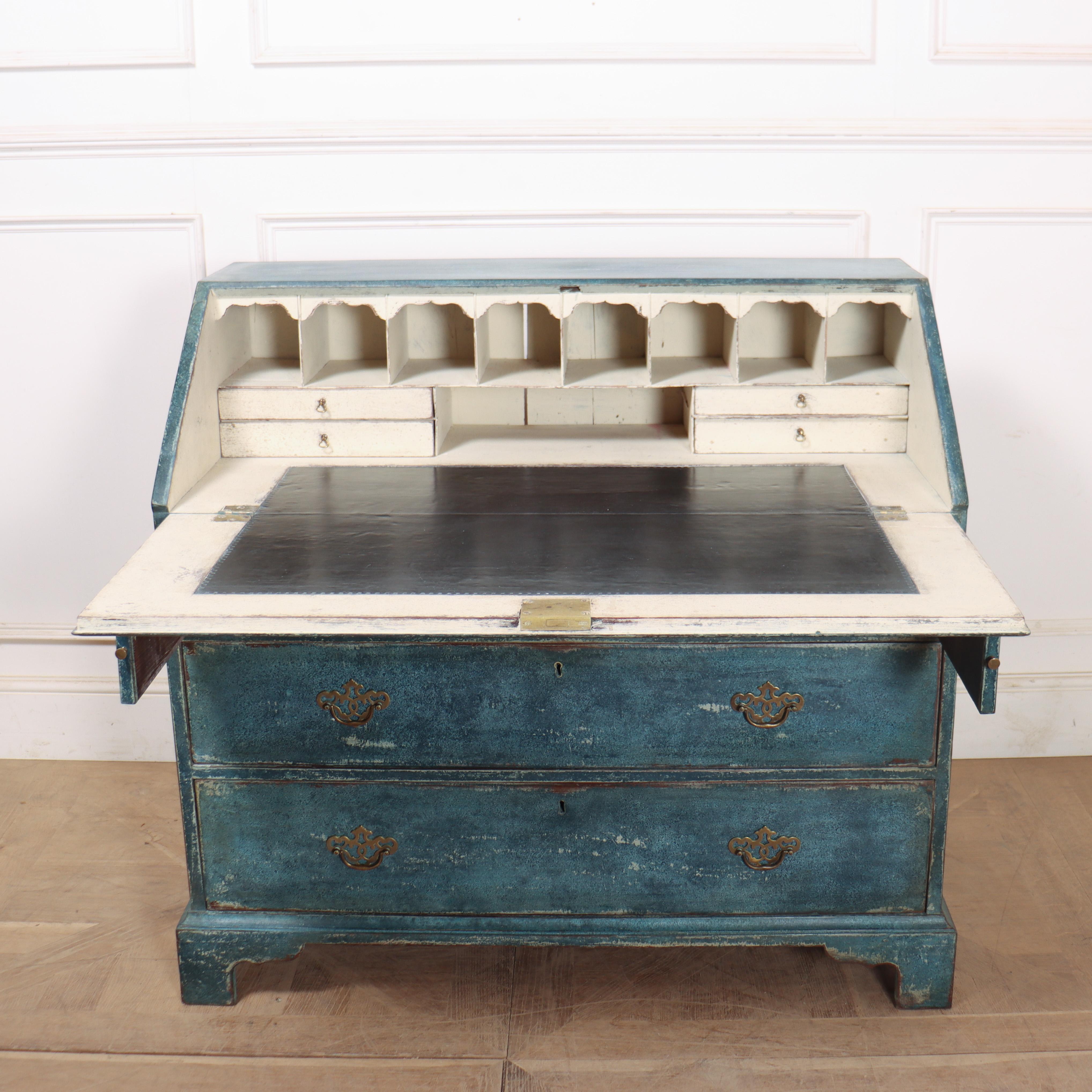 18th Century English Painted Bureau For Sale 6