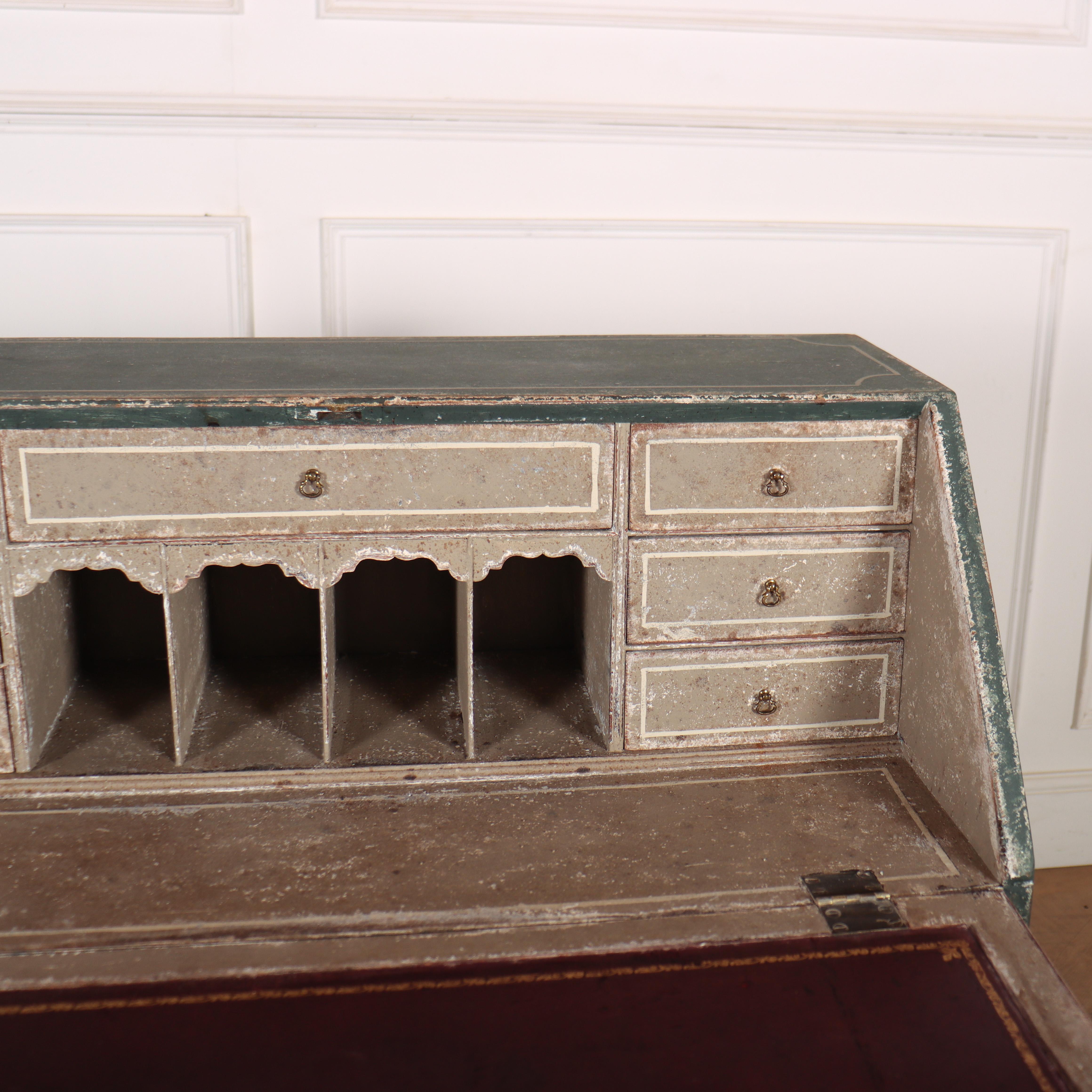 18th Century English Painted Bureau For Sale 7