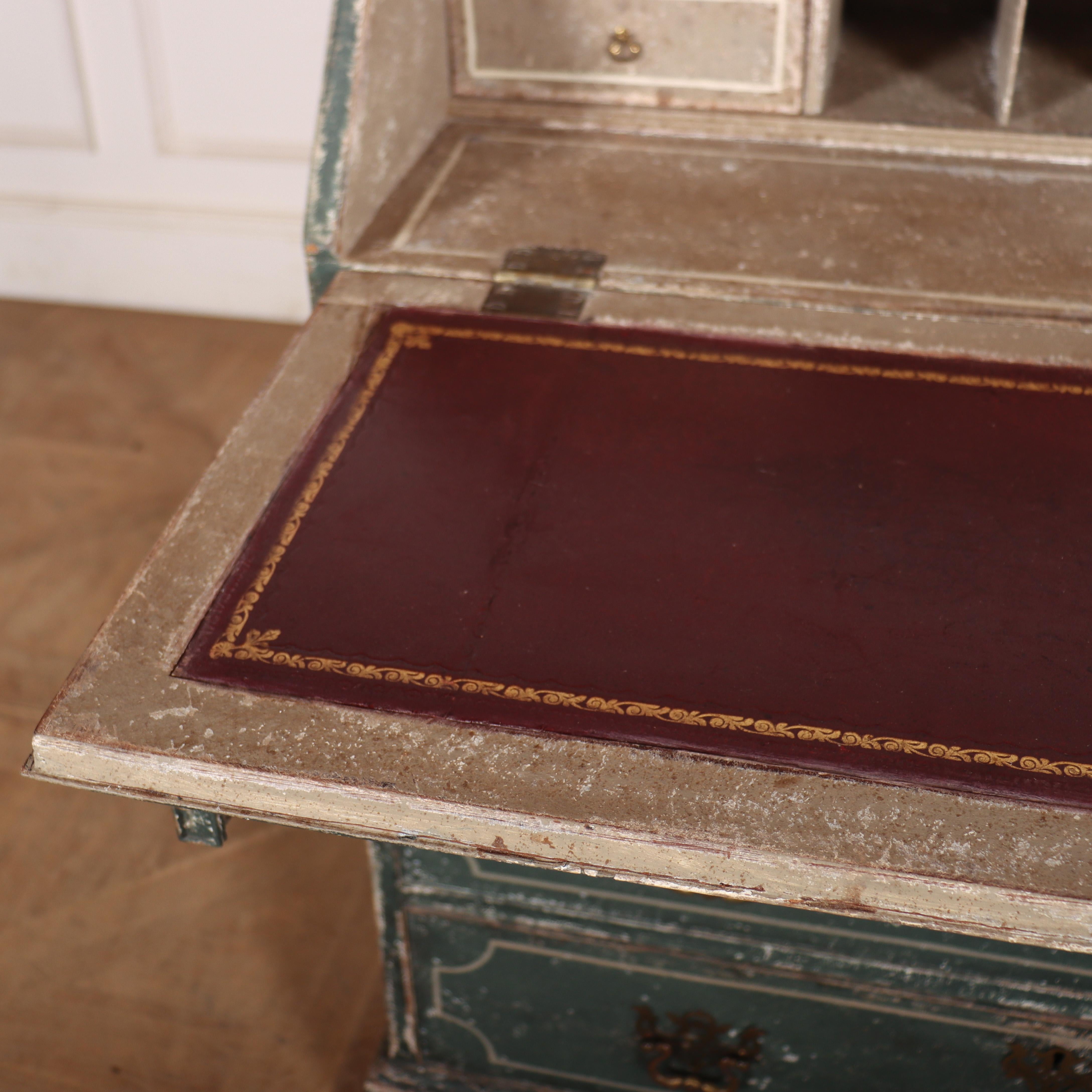 18th Century English Painted Bureau For Sale 8