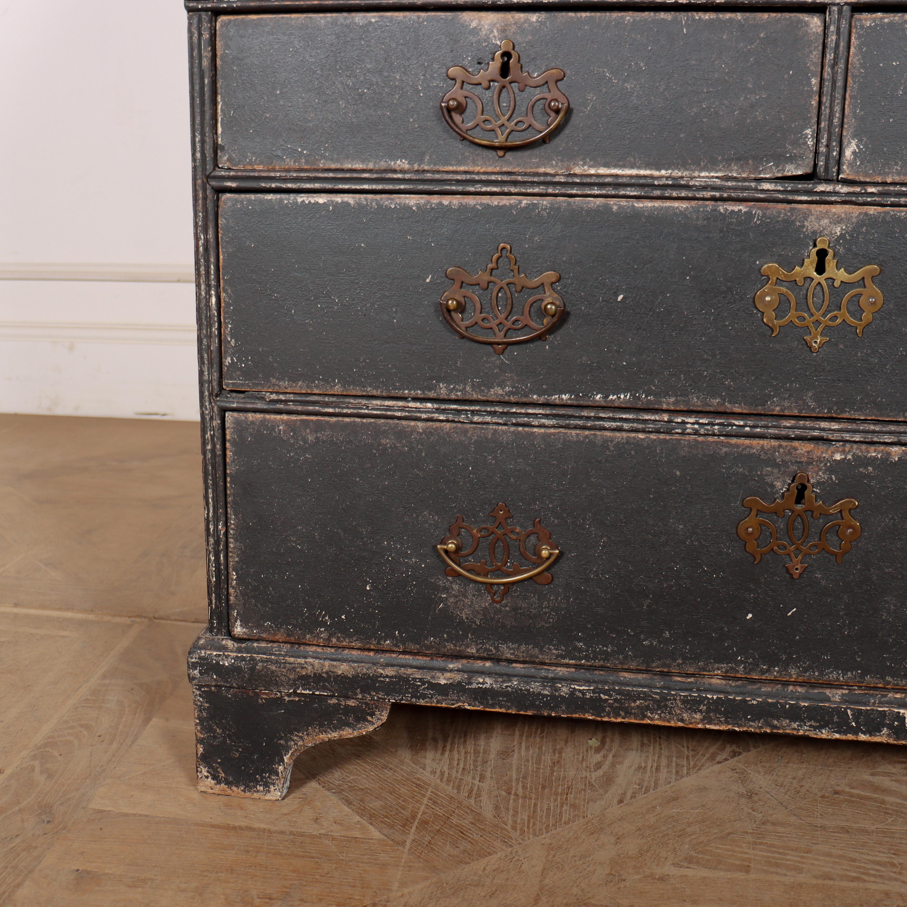 George III 18th Century English Painted Bureau For Sale