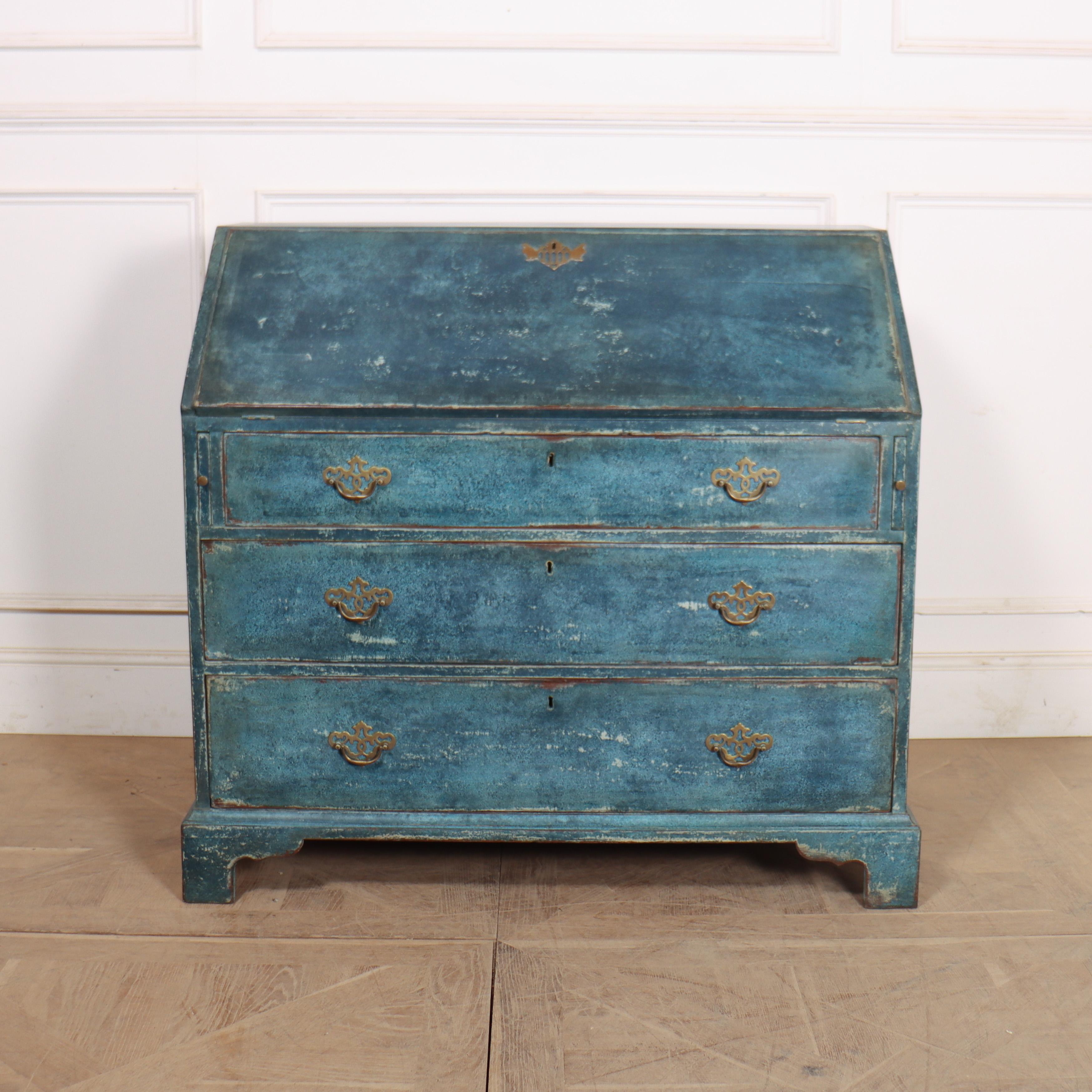 George III 18th Century English Painted Bureau For Sale