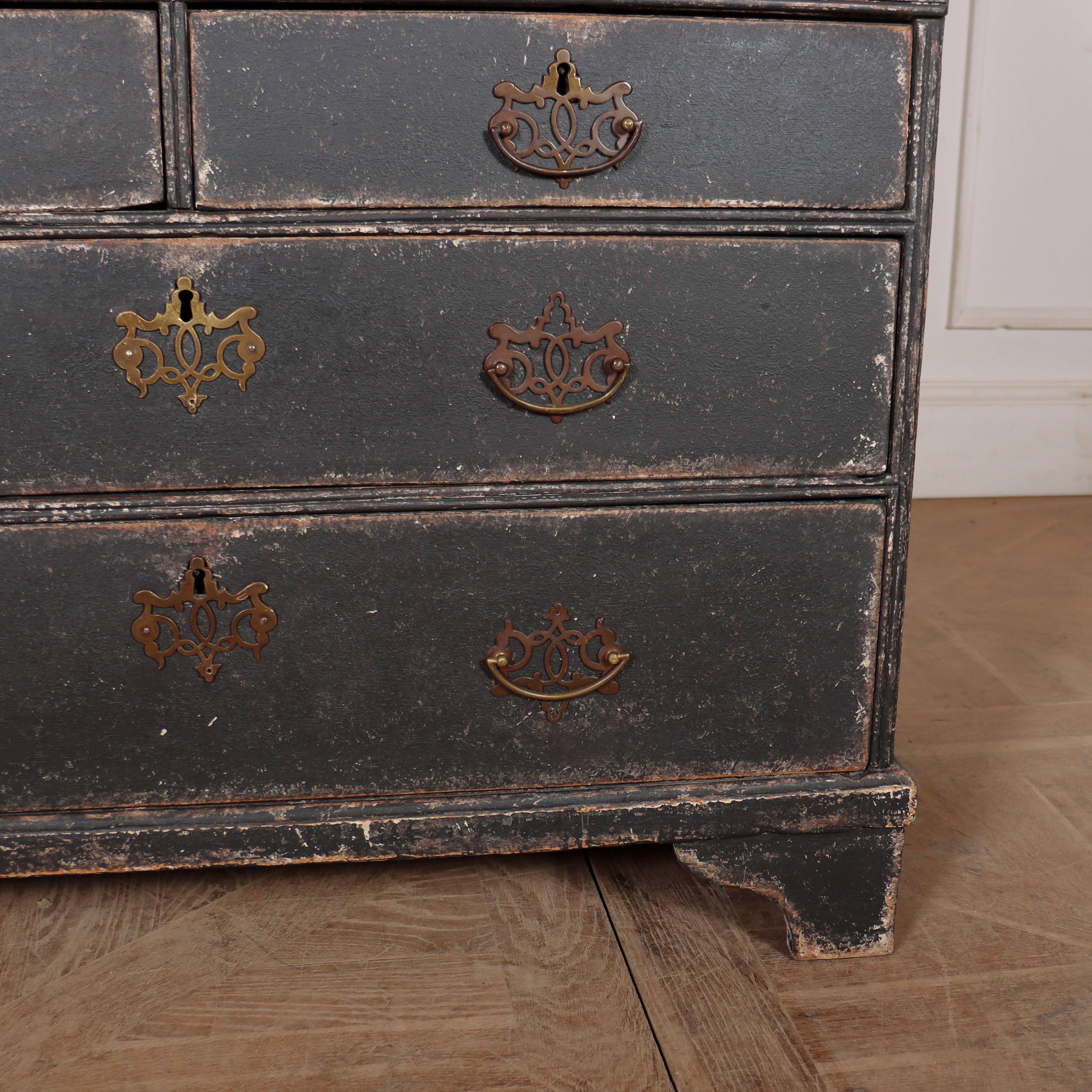 18th Century English Painted Bureau In Good Condition For Sale In Leamington Spa, Warwickshire