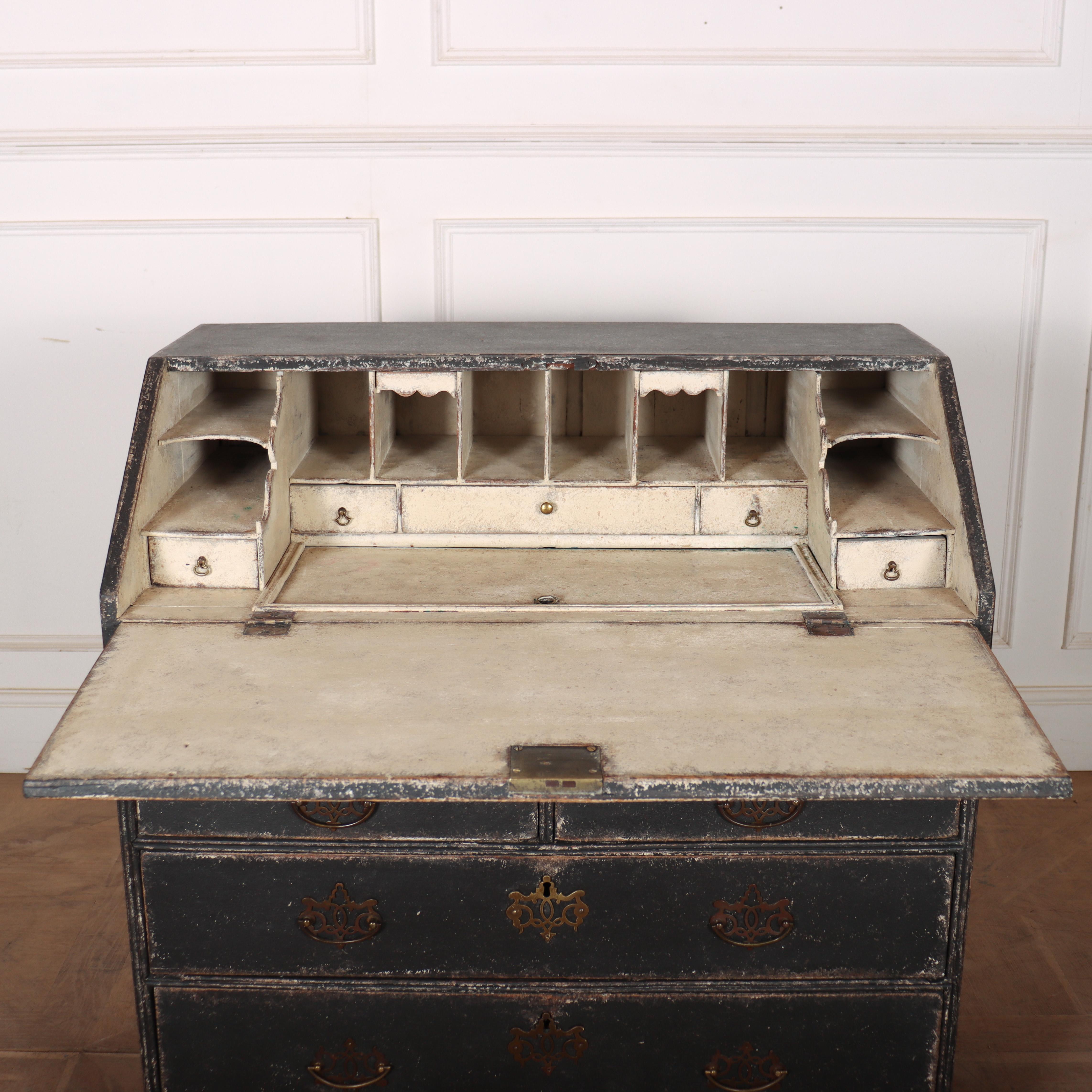 18th Century English Painted Bureau For Sale 1