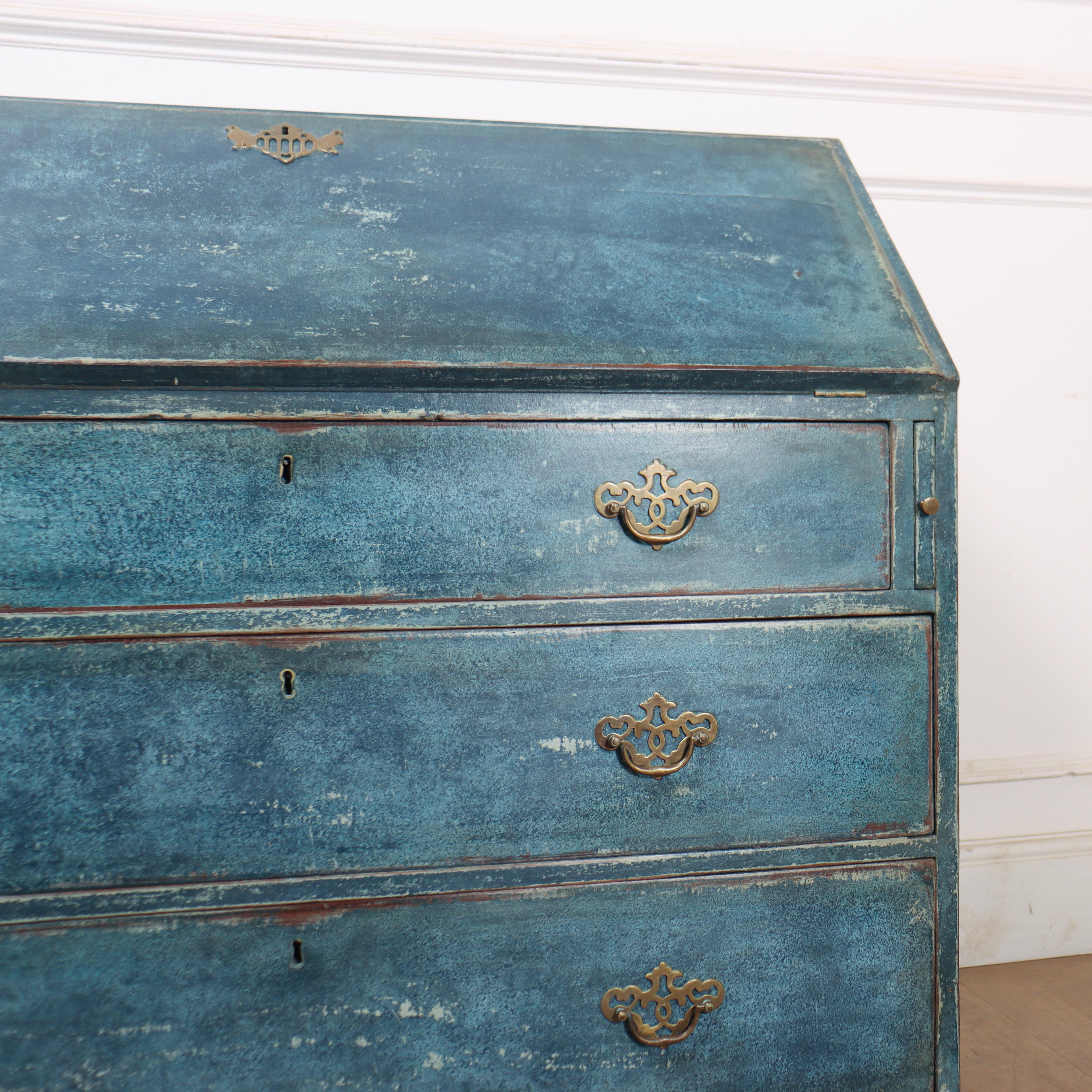 18th Century English Painted Bureau For Sale 1
