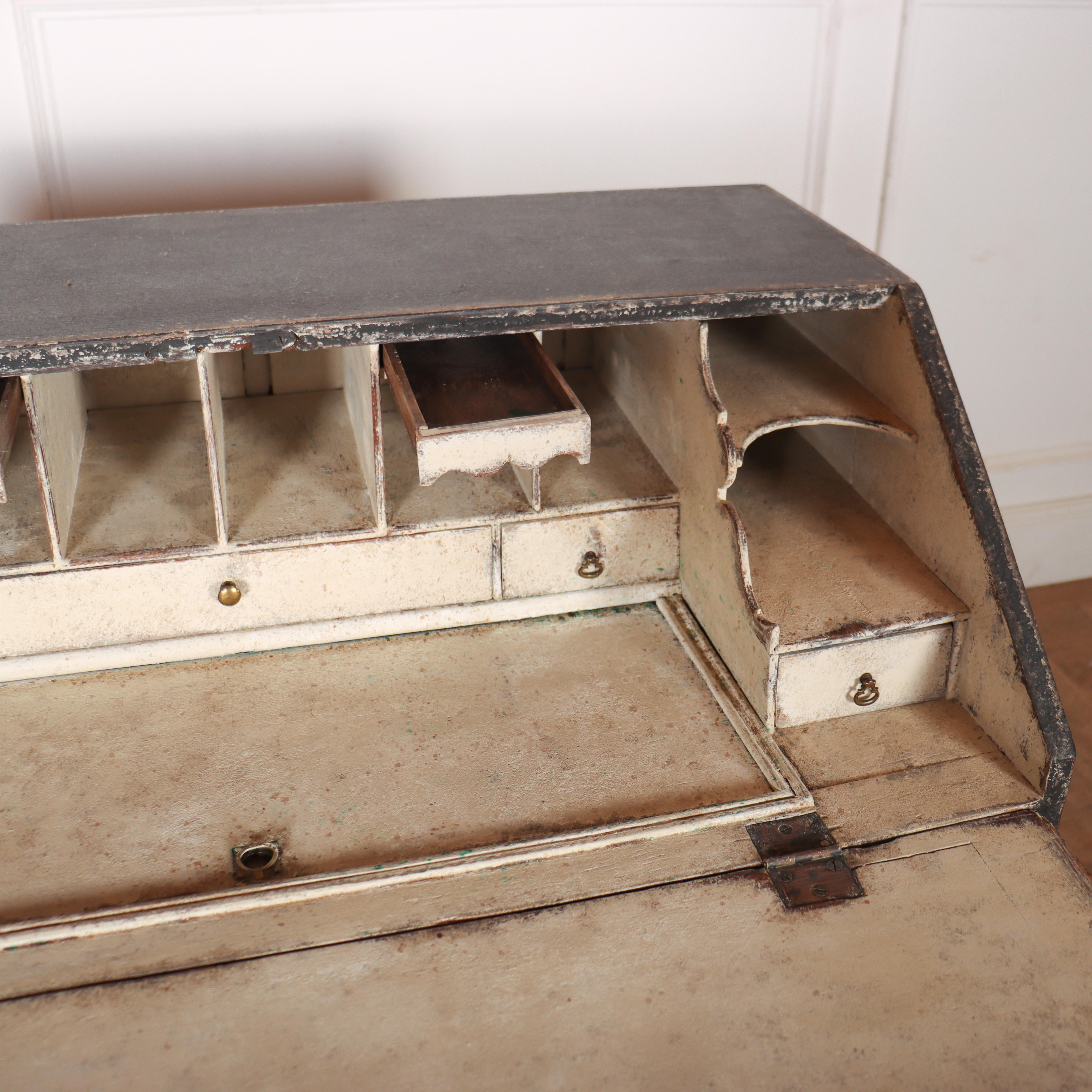 18th Century English Painted Bureau For Sale 3