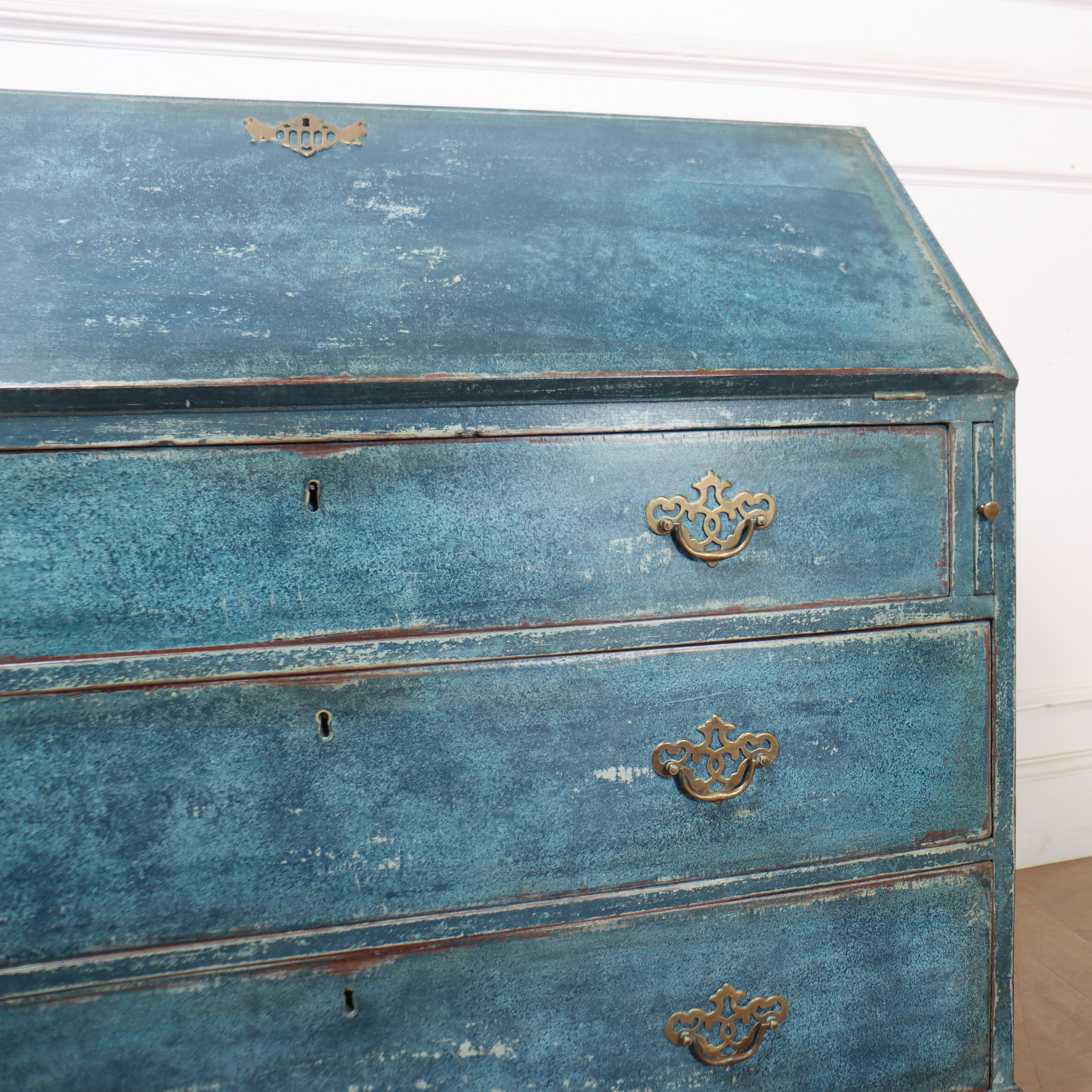 18th Century English Painted Bureau For Sale 3