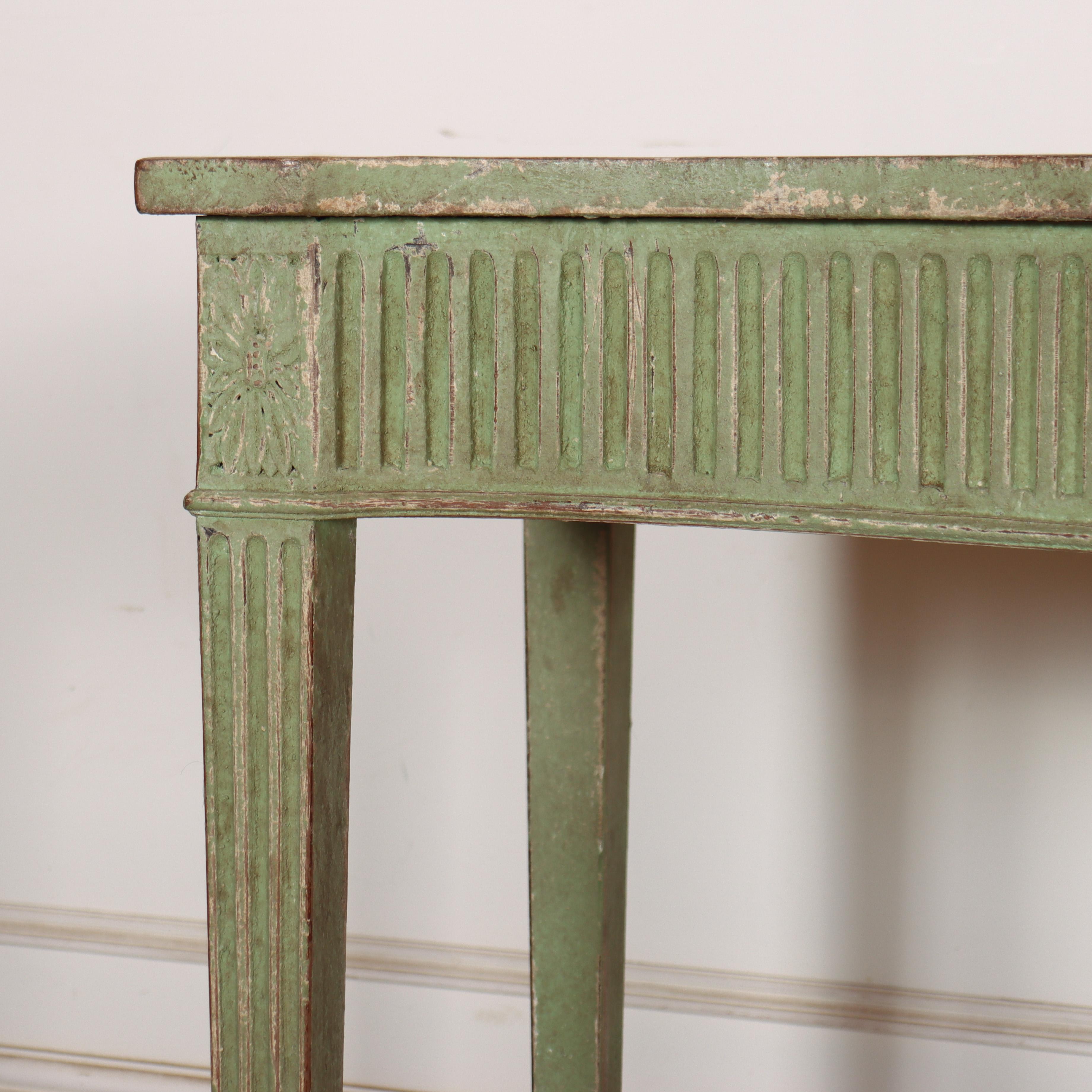 George III 18th Century English Painted Console Table For Sale