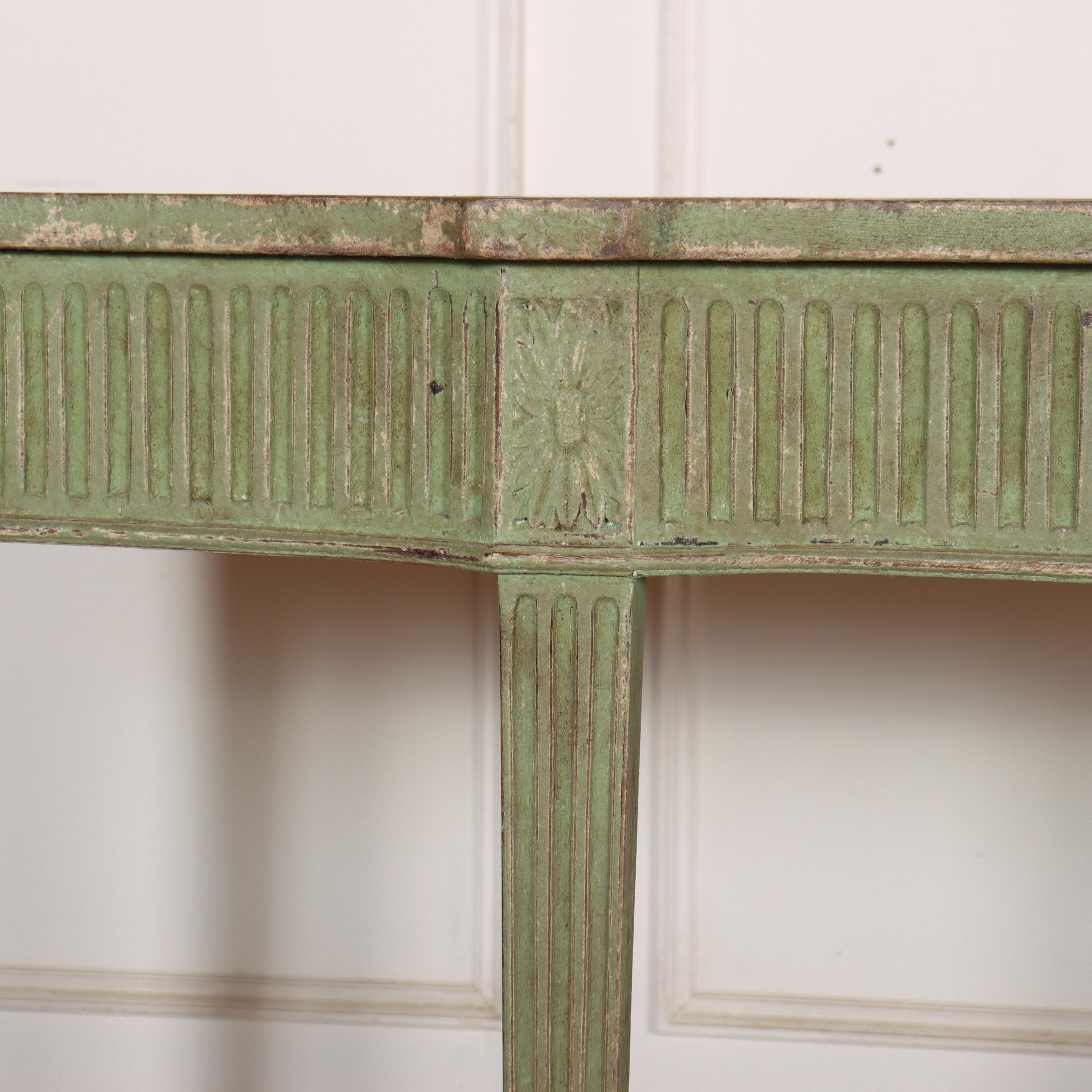 18th Century English Painted Console Table In Good Condition For Sale In Leamington Spa, Warwickshire