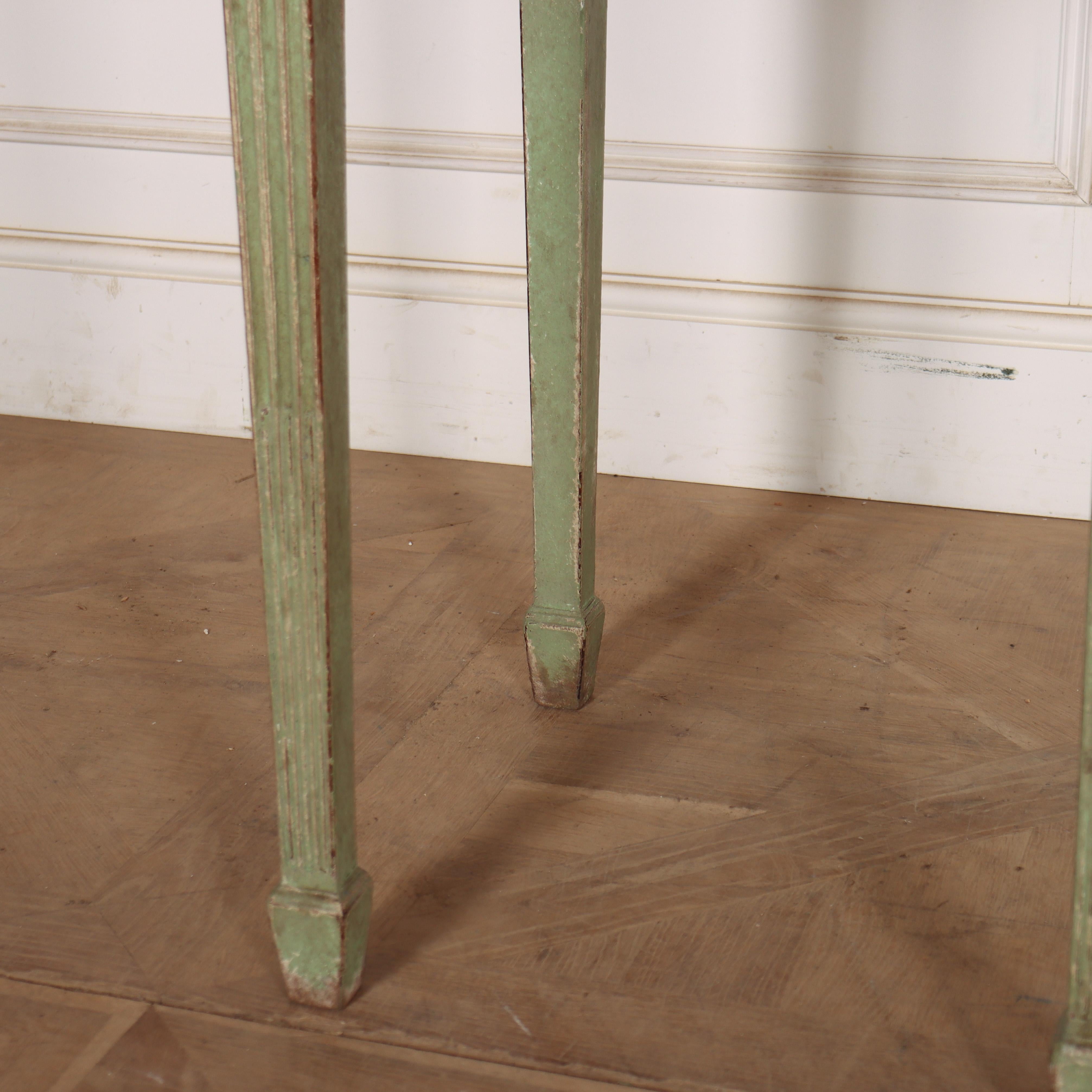 18th Century and Earlier 18th Century English Painted Console Table For Sale