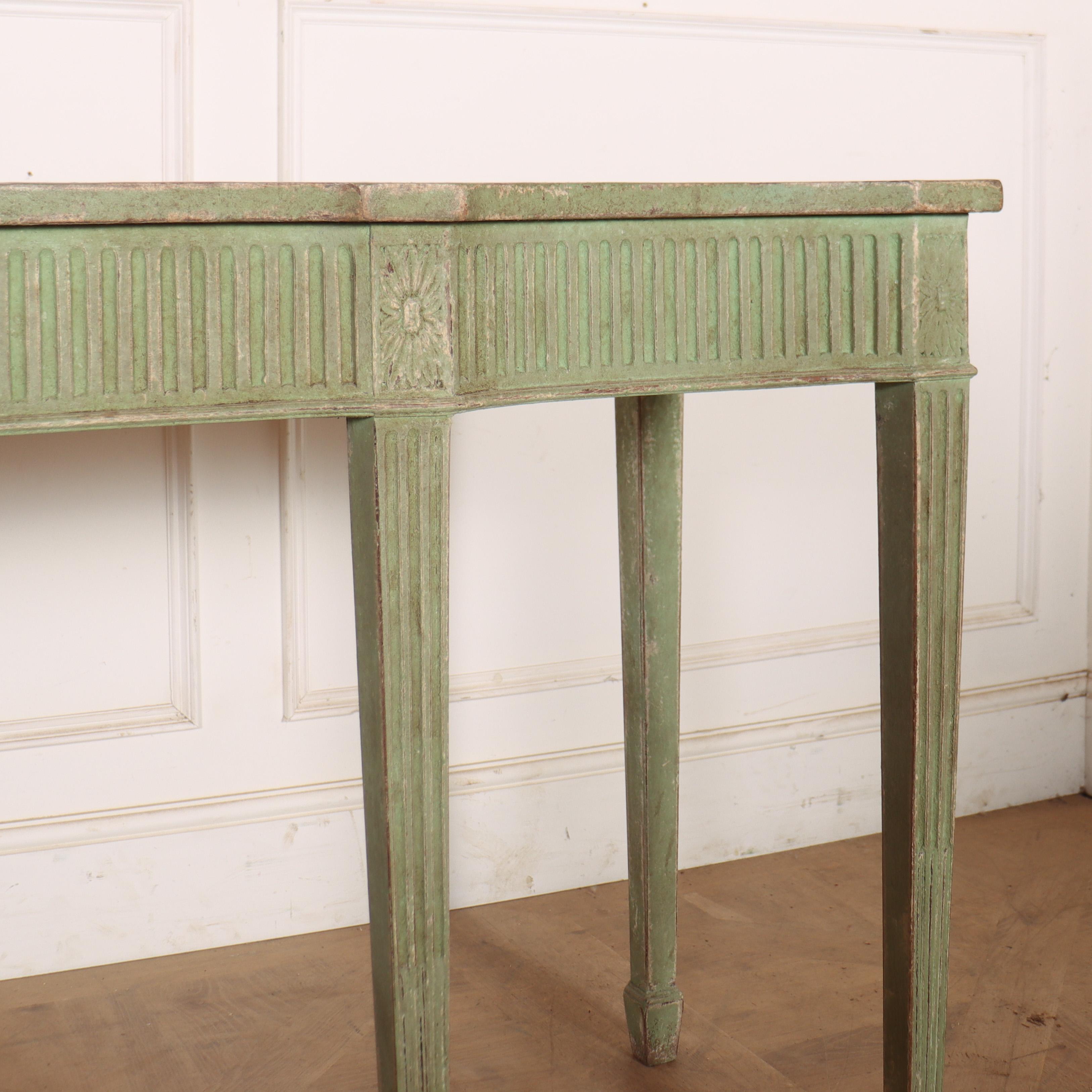 18th Century English Painted Console Table For Sale 1