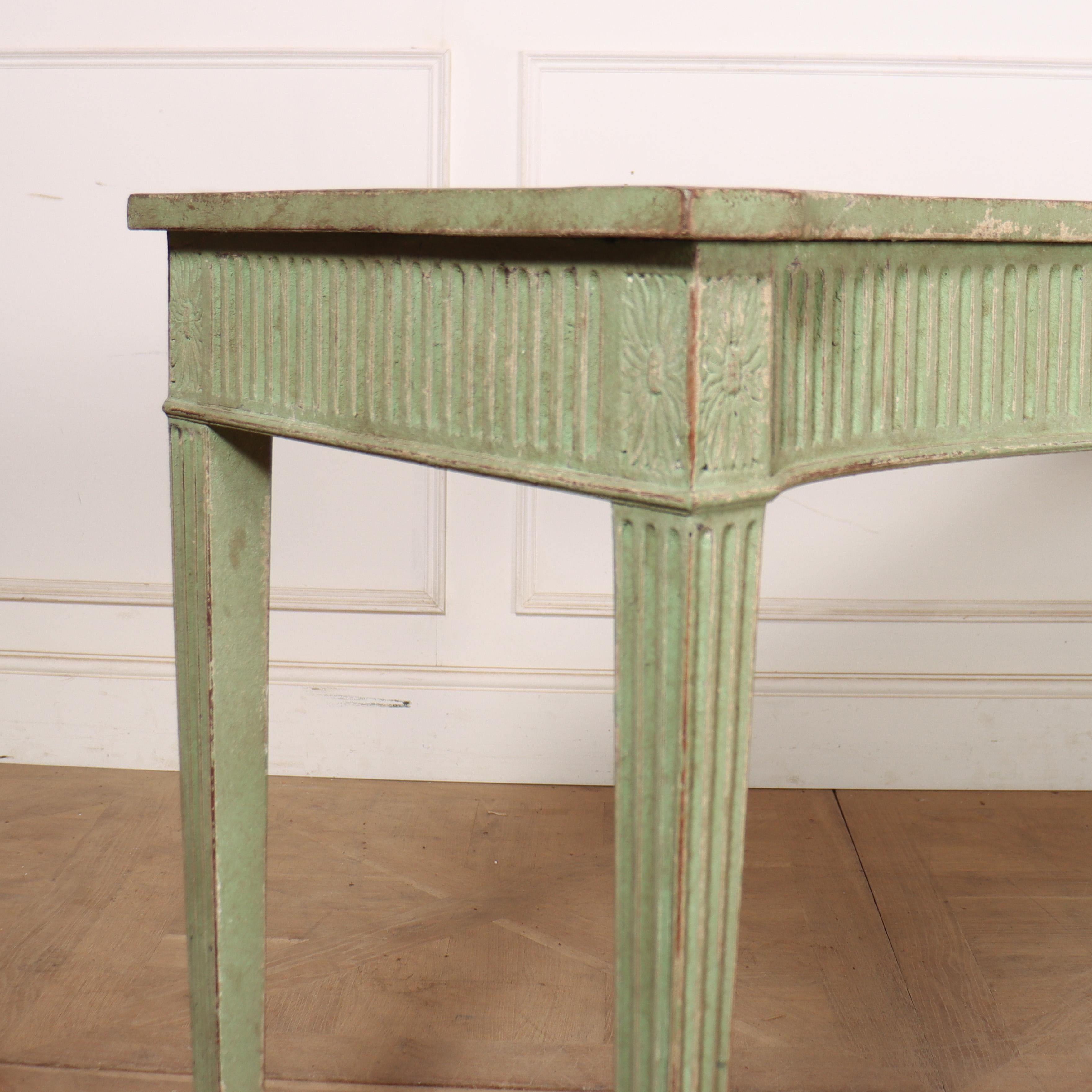 18th Century English Painted Console Table For Sale 3