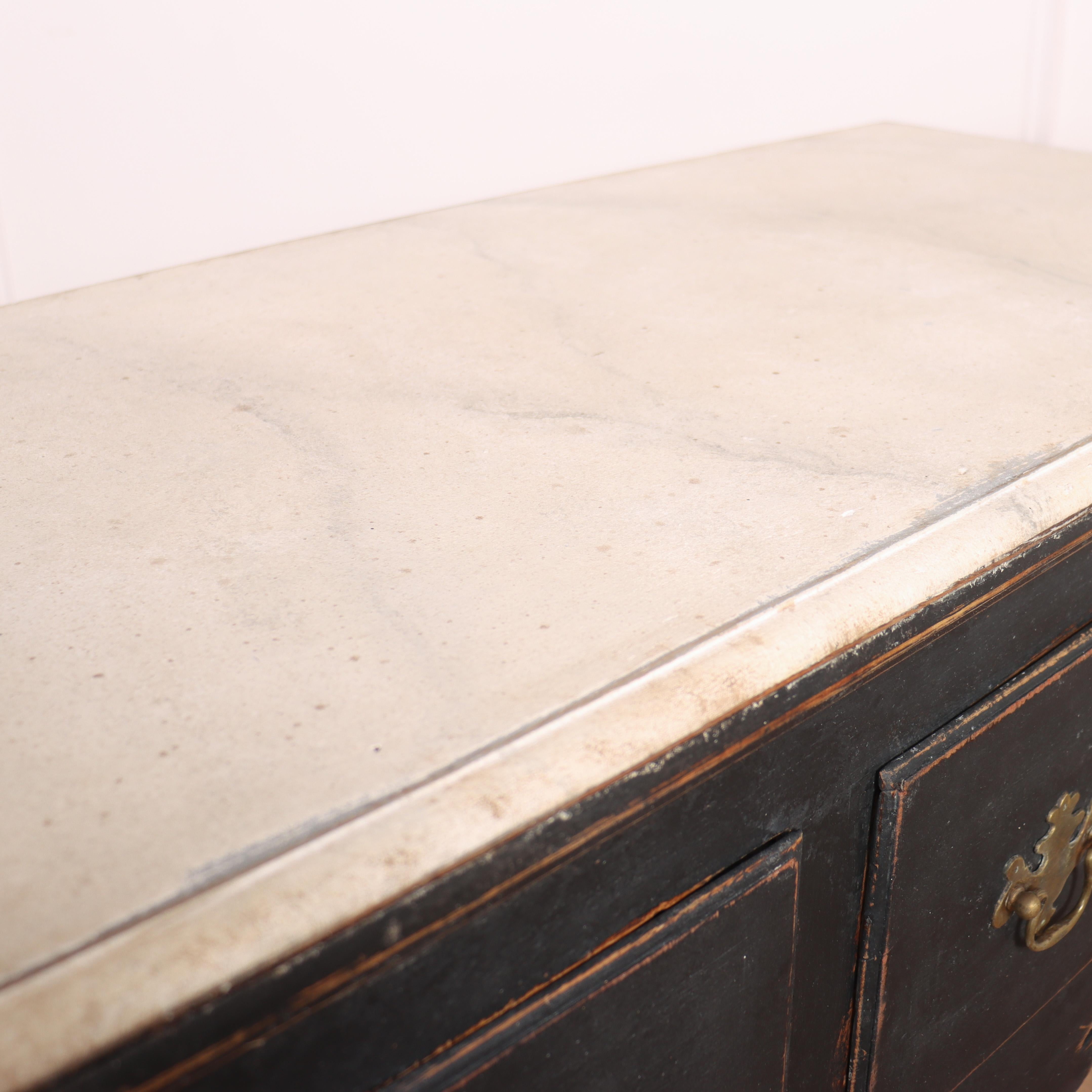 18th Century English Painted Dresser Base For Sale 2