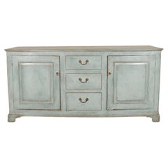 18th Century English Painted Dresser Base Antique 18th Century English Painted Dresser Base
