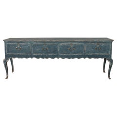 Antique 18th Century English Painted Dresser Base