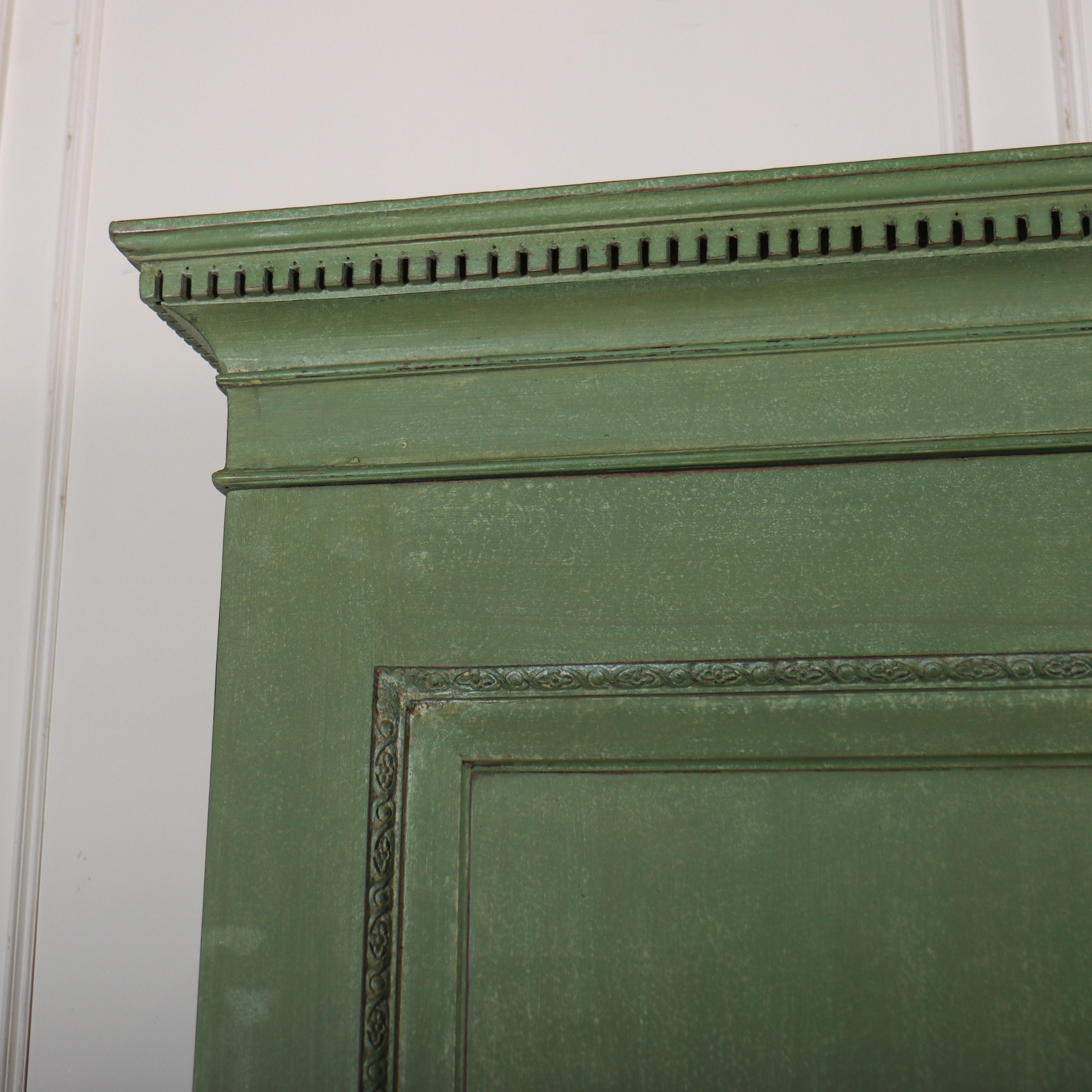 18th Century English Painted Wardrobe For Sale 2