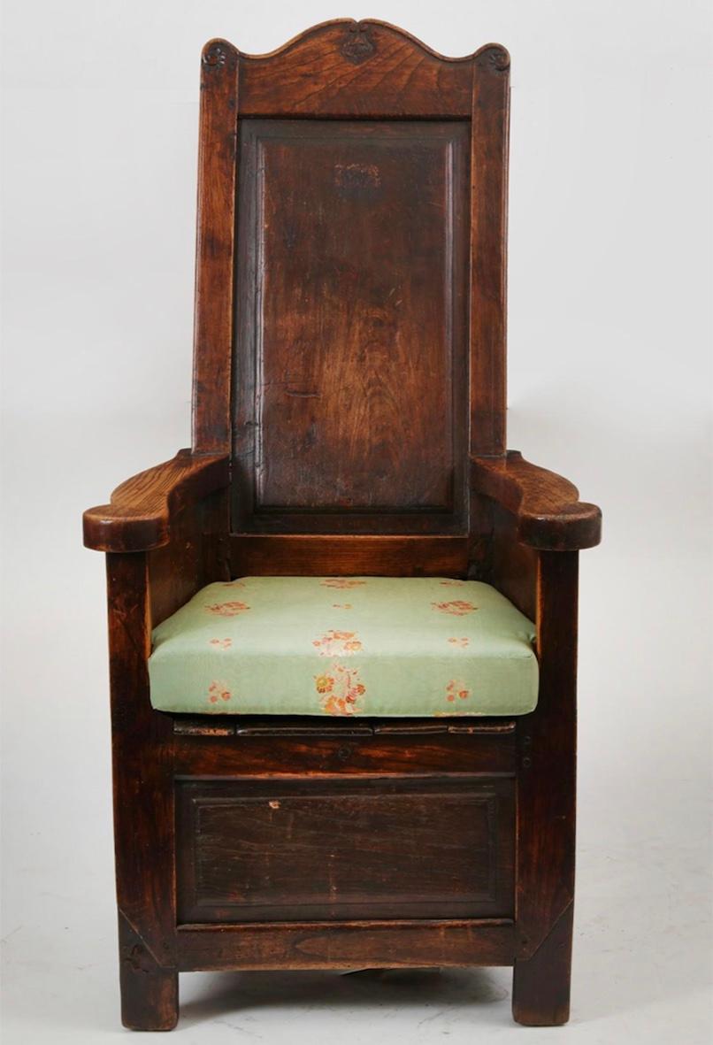 18th Century English Paneled Armchair In Good Condition For Sale In Salt Lake City, UT