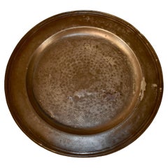 18th Century English Pewter Charger