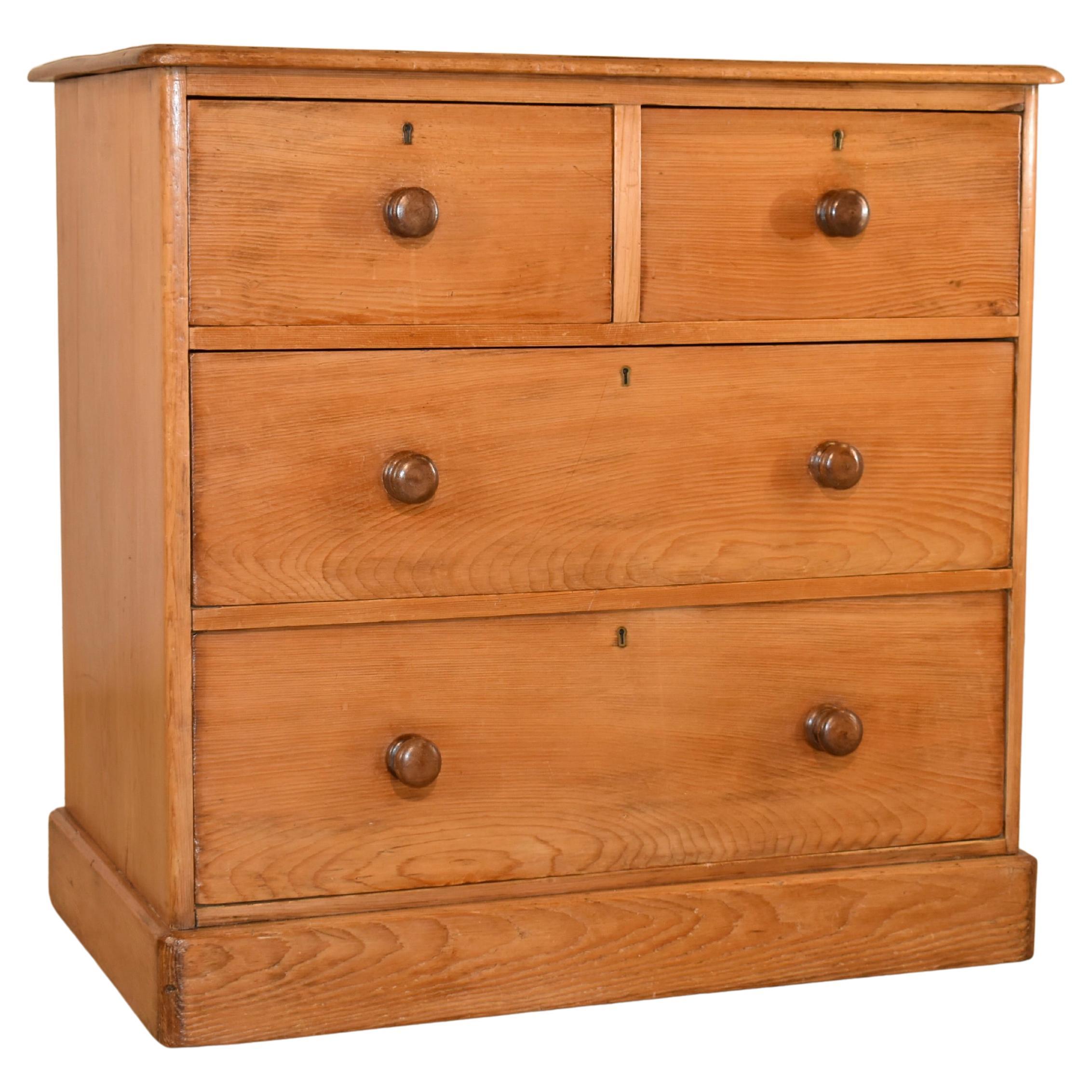 18th Century English Pine Chest of Drawers