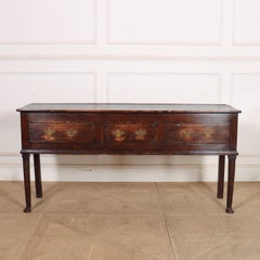 18th Century English Pine Dresser Base