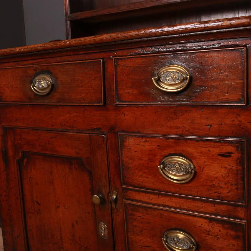 George II 18th Century English Pine Dresser