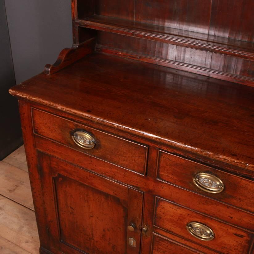 Polished 18th Century English Pine Dresser