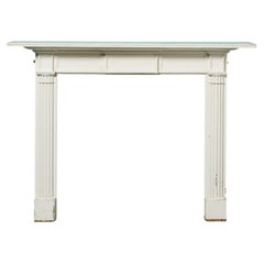 18th Century English Pine Georgian Style Fire Surround