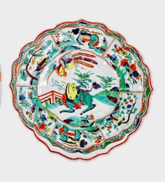 18th Century English Porcelain Flight Worcester Bishop Sumner Pattern Dishes