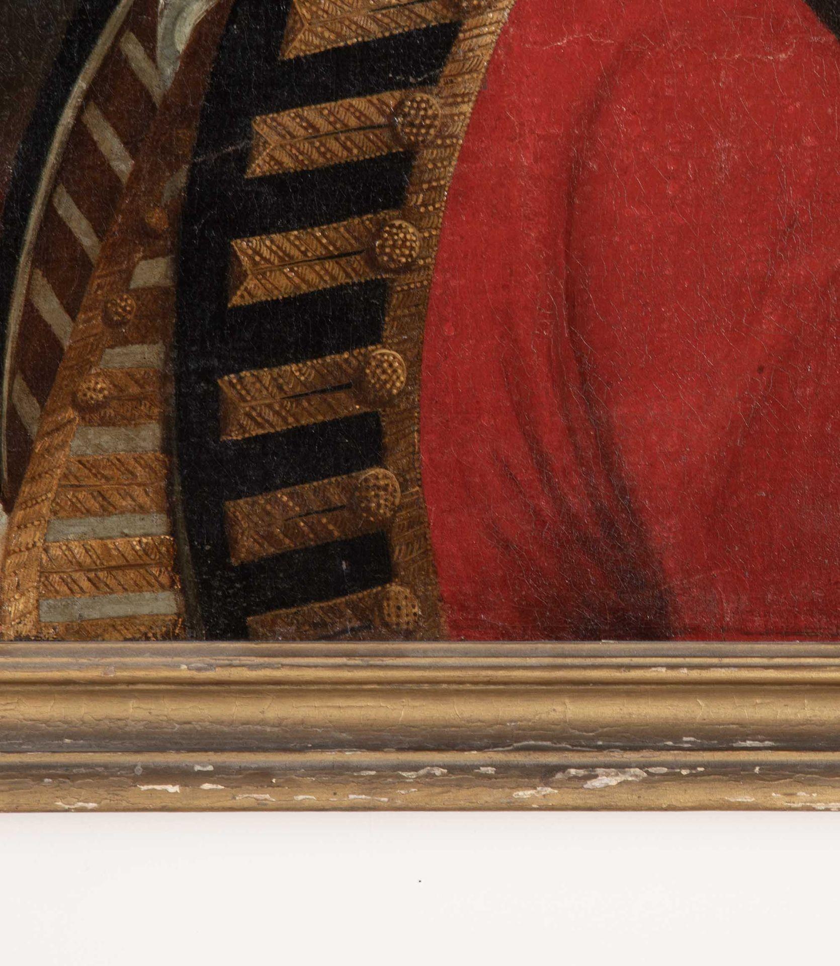 18th Century and Earlier 18th Century English Portrait of a Gentleman in Red Army Uniform For Sale