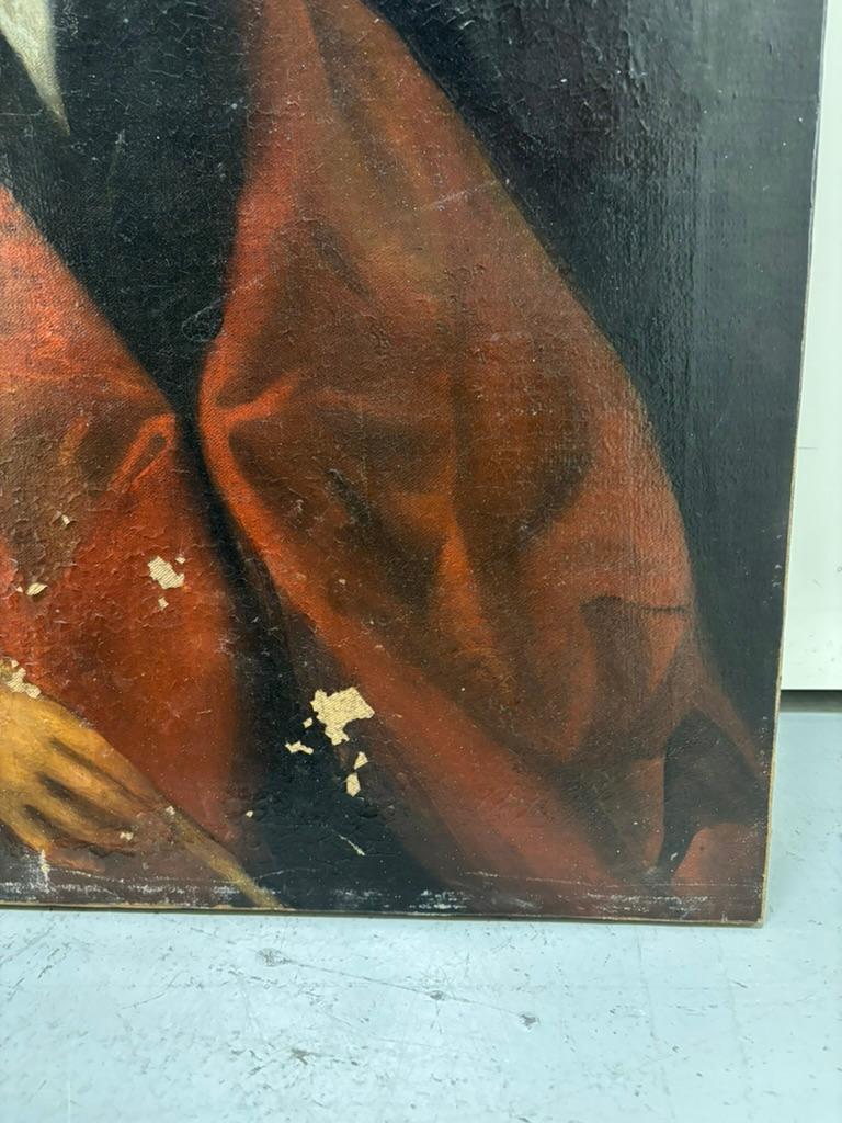 18. Jahrhundert Englisch Porträt eines Architekten oder Gelehrten Gemälde Alter Meister im Angebot 6