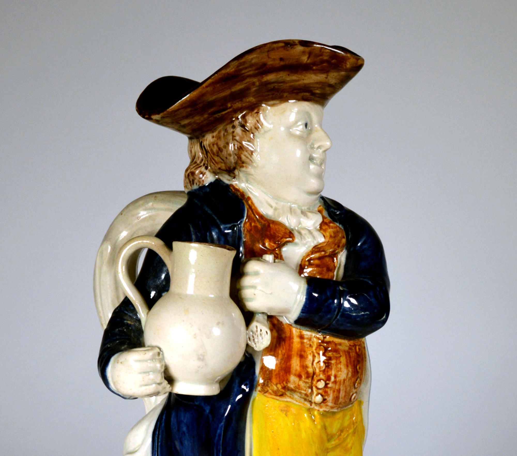 Pichet Toby Good Fellow anglais du 18e siècle en vente 2