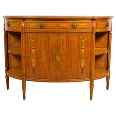 18th Century English Demilune Cabinet