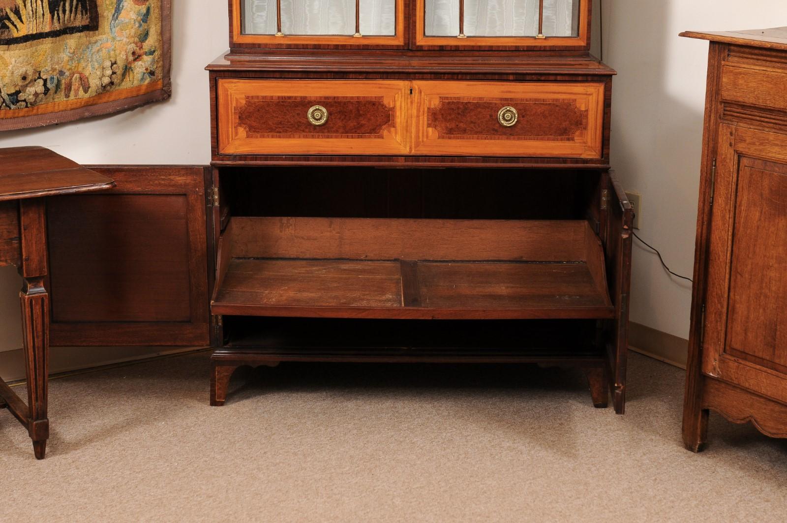 18th Century English Satinwood Secretary Bookcase 8