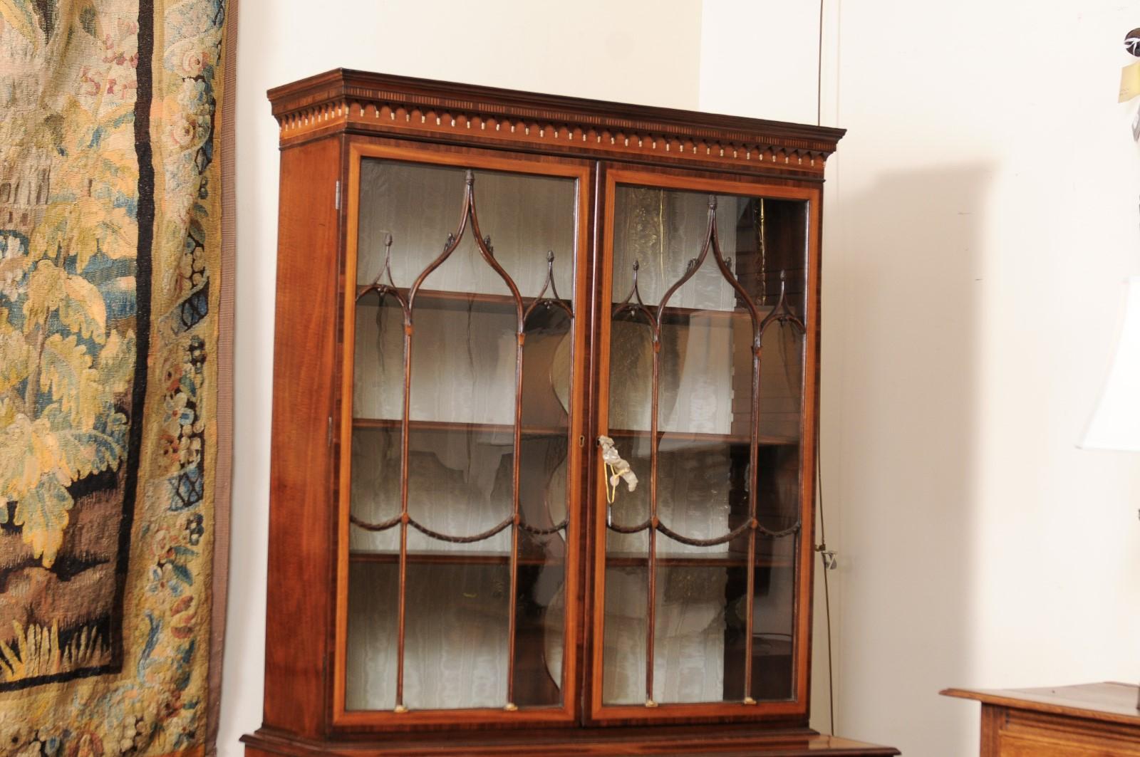 18th Century English Satinwood Secretary Bookcase 11