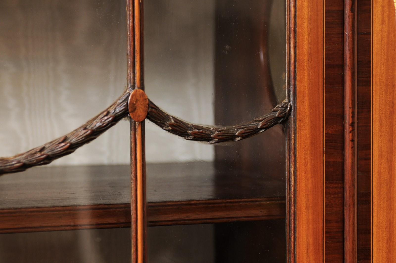 18th Century English Satinwood Secretary Bookcase 12