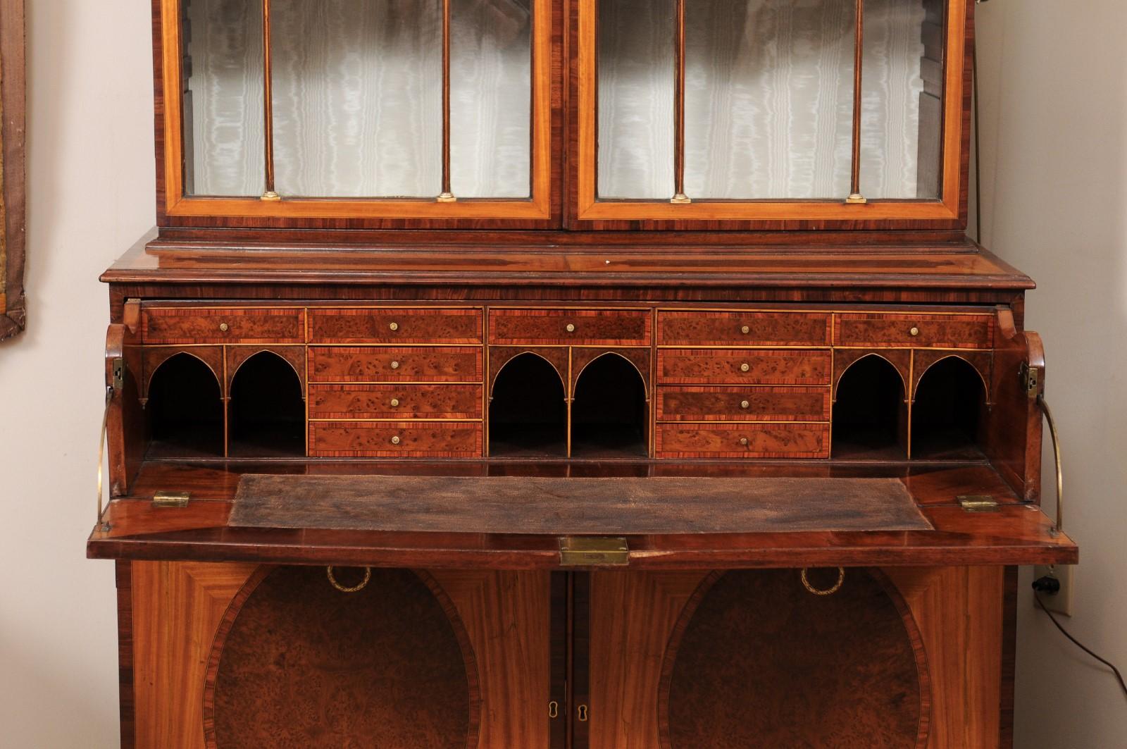 18th Century English Satinwood Secretary Bookcase 4