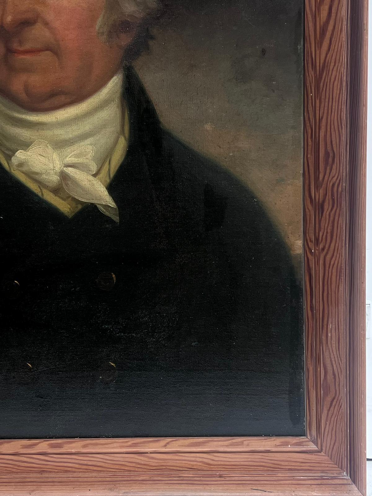 Fine Georgian Oil Painting British Portrait of 18th Century Gentleman  For Sale 3