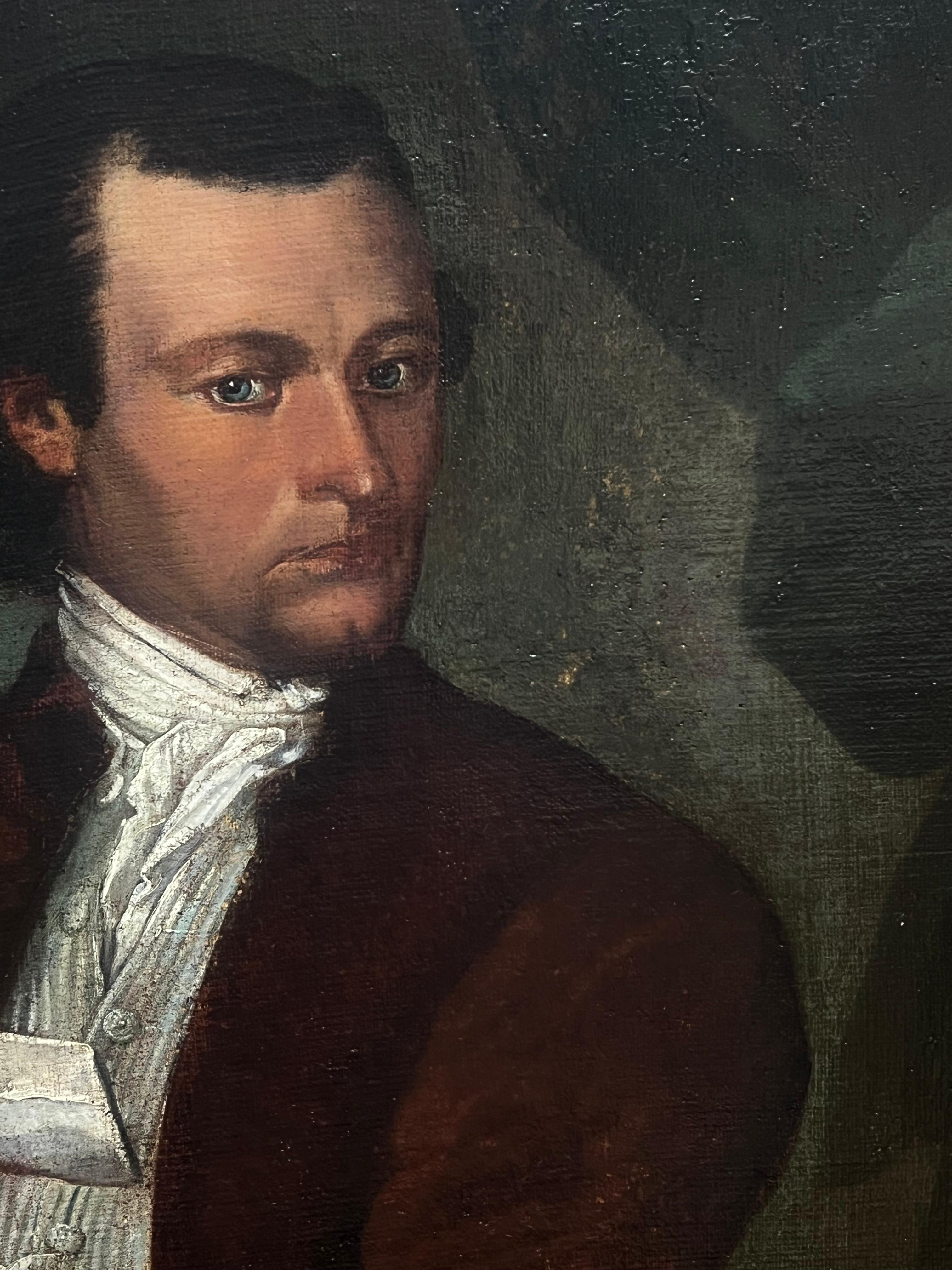 Ritratto del XVIII secolo di un giovane capitano James Cook

Un olio su tela della metà del XVIII secolo, estremamente raro e significativo, che ritrae il leggendario capitano James Cook da giovane. Realizzata da un artista inglese, questa