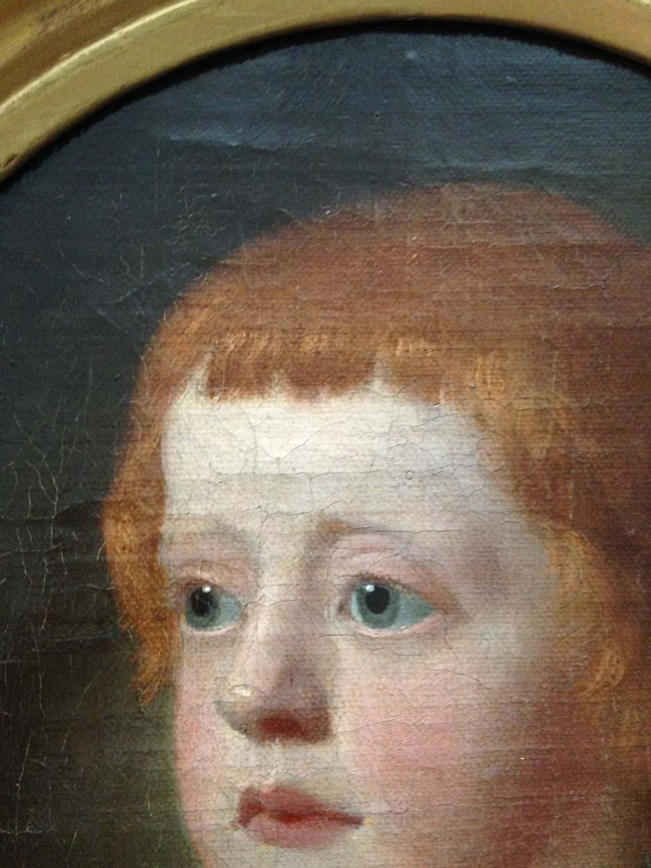British English School Portrait of a Young Boy, Oil on Canvas, 18th Century