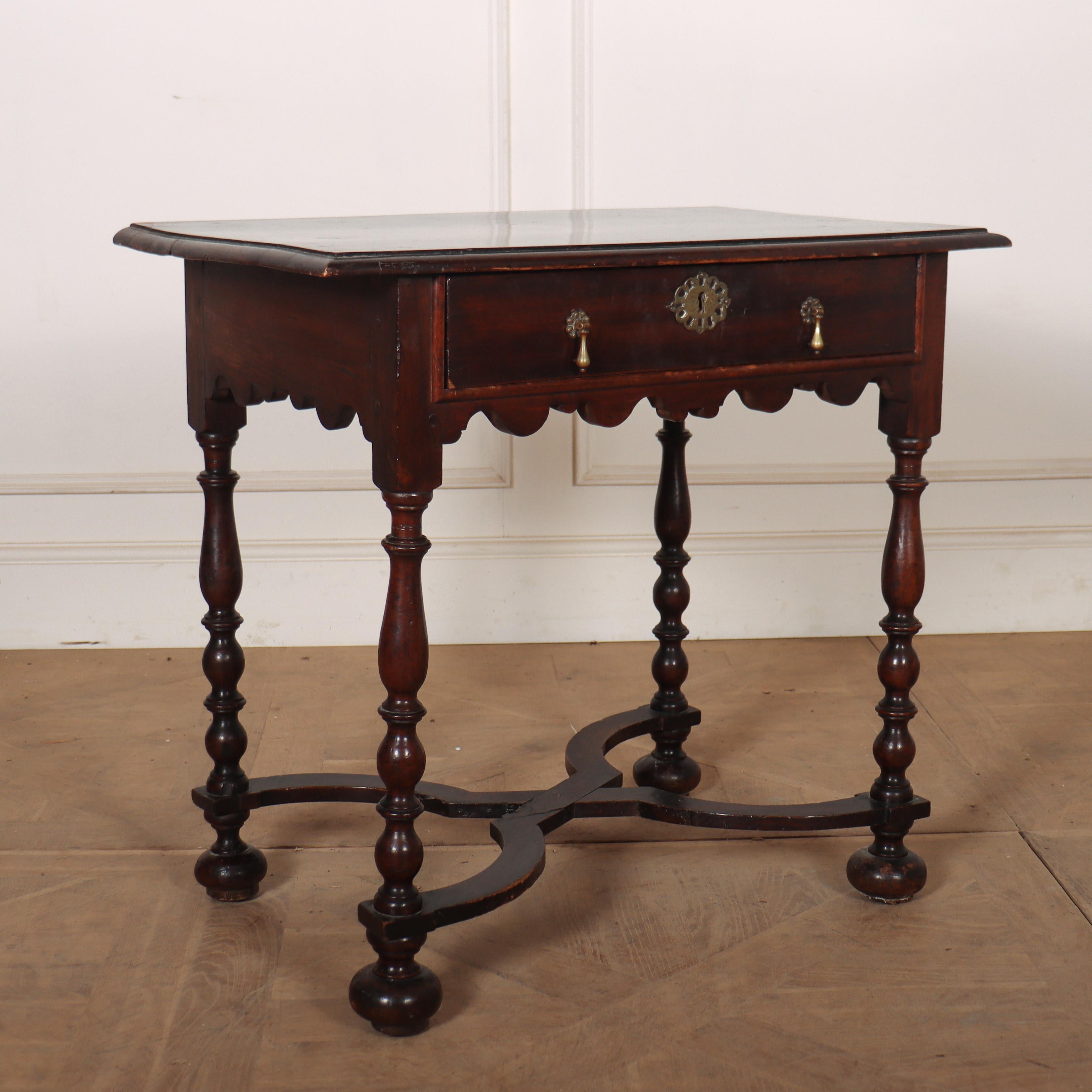 Early 18th C English oak and pine side / lamp table. 1720.

Reference: 8326

Dimensions
31 inches (79 cms) Wide
18.5 inches (47 cms) Deep
28.5 inches (72 cms) High