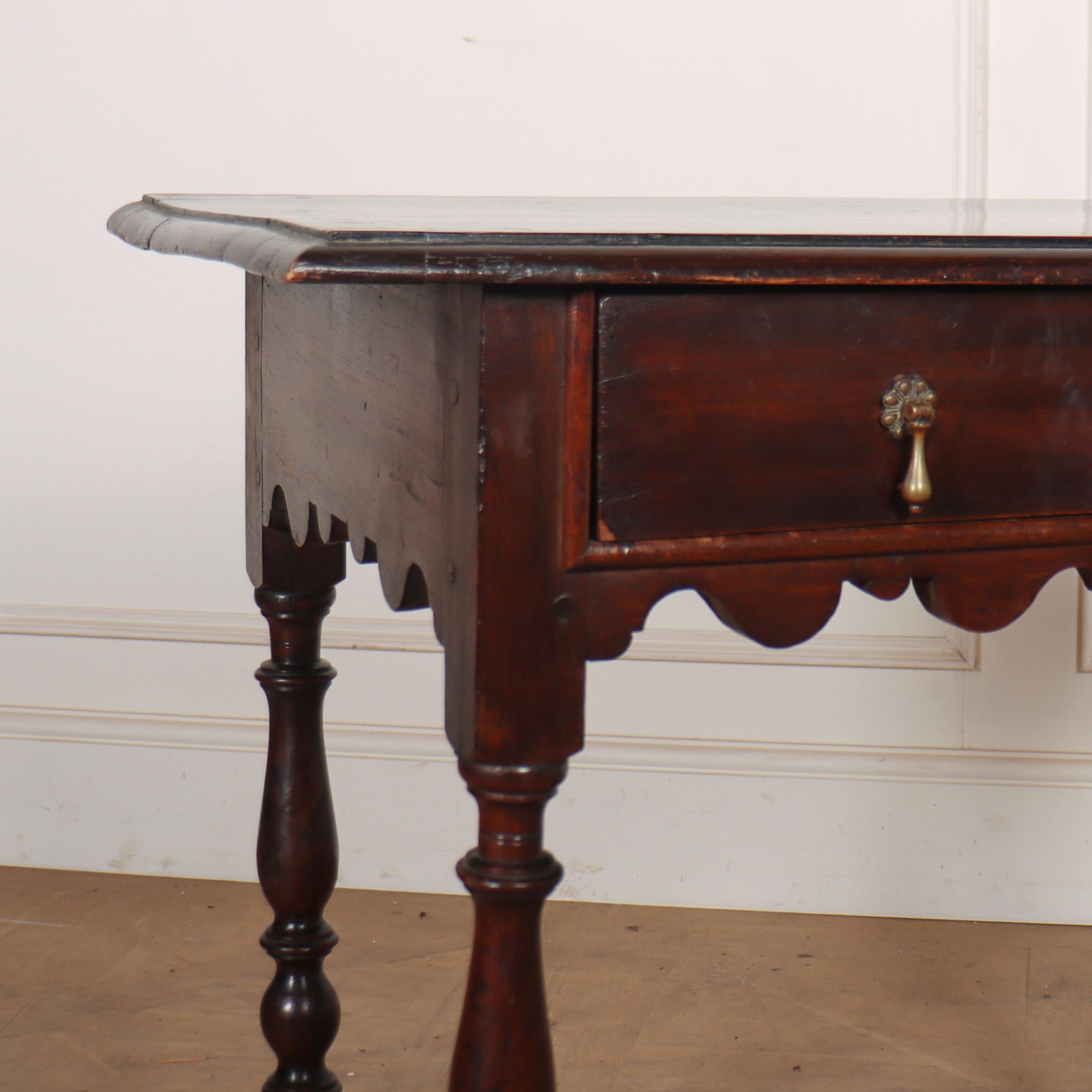 18th Century and Earlier 18th Century English Side Table For Sale