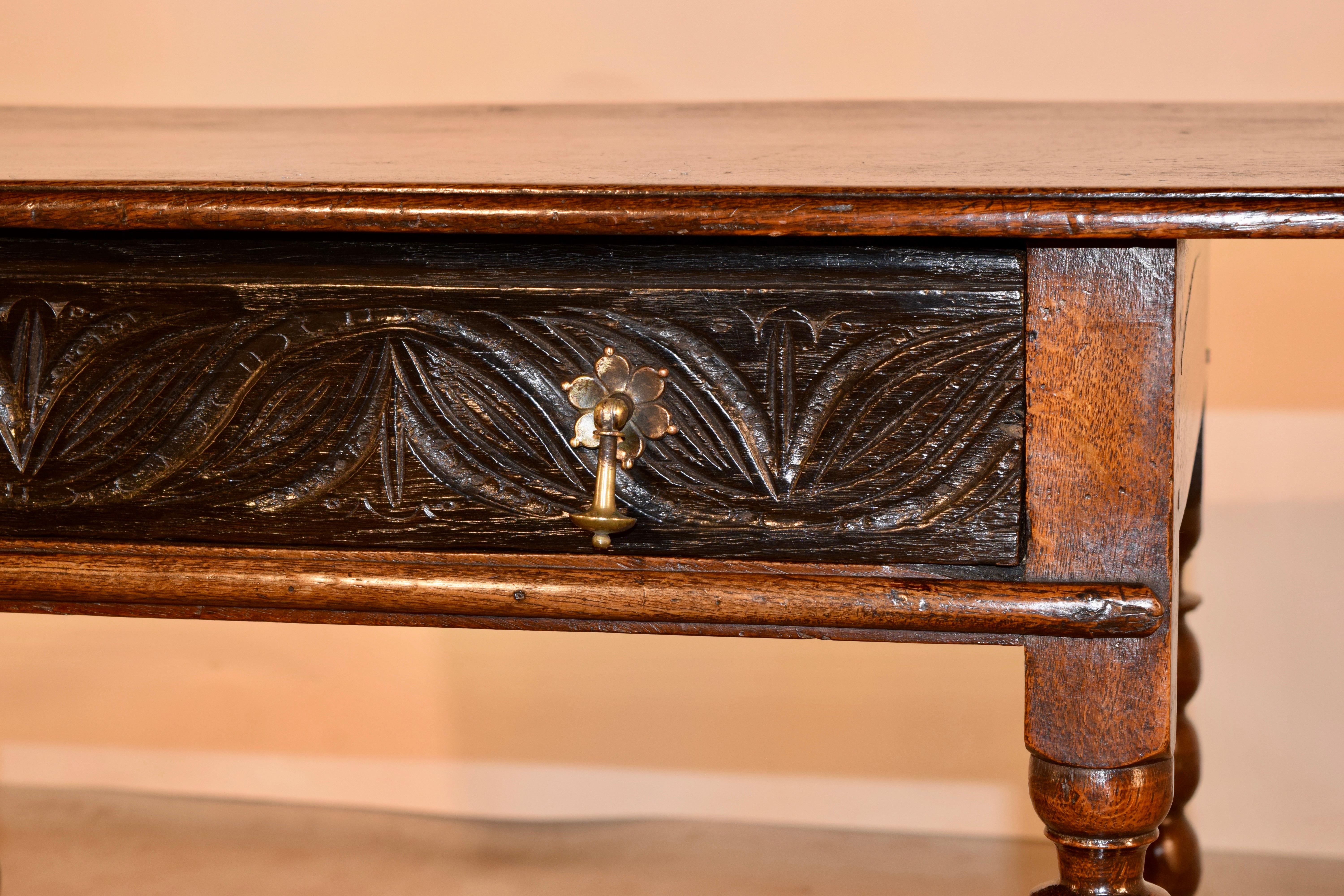 Oak 18th Century English Side Table