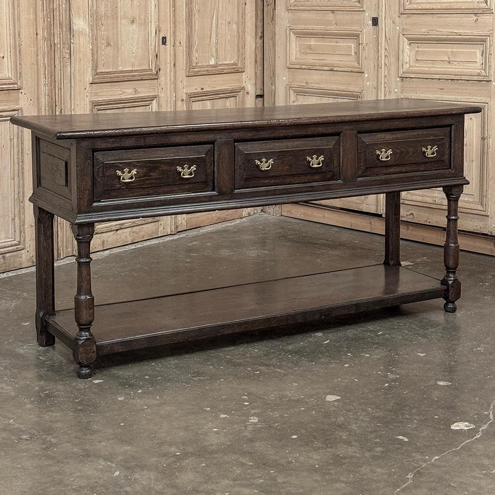 British Colonial 18th Century English Sideboard ~ Credenza ~ Sofa Table For Sale