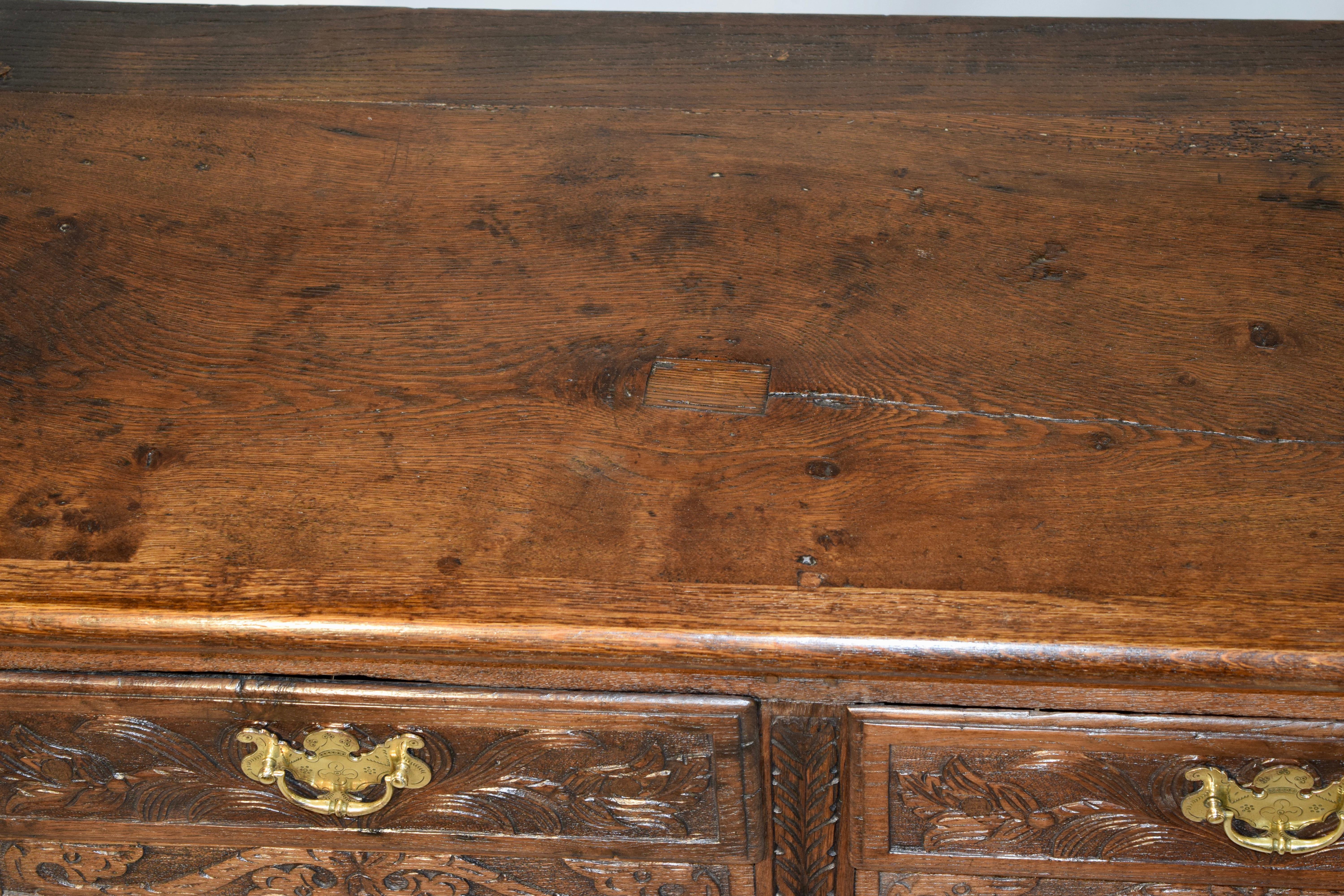 Brass 18th Century English Sideboard